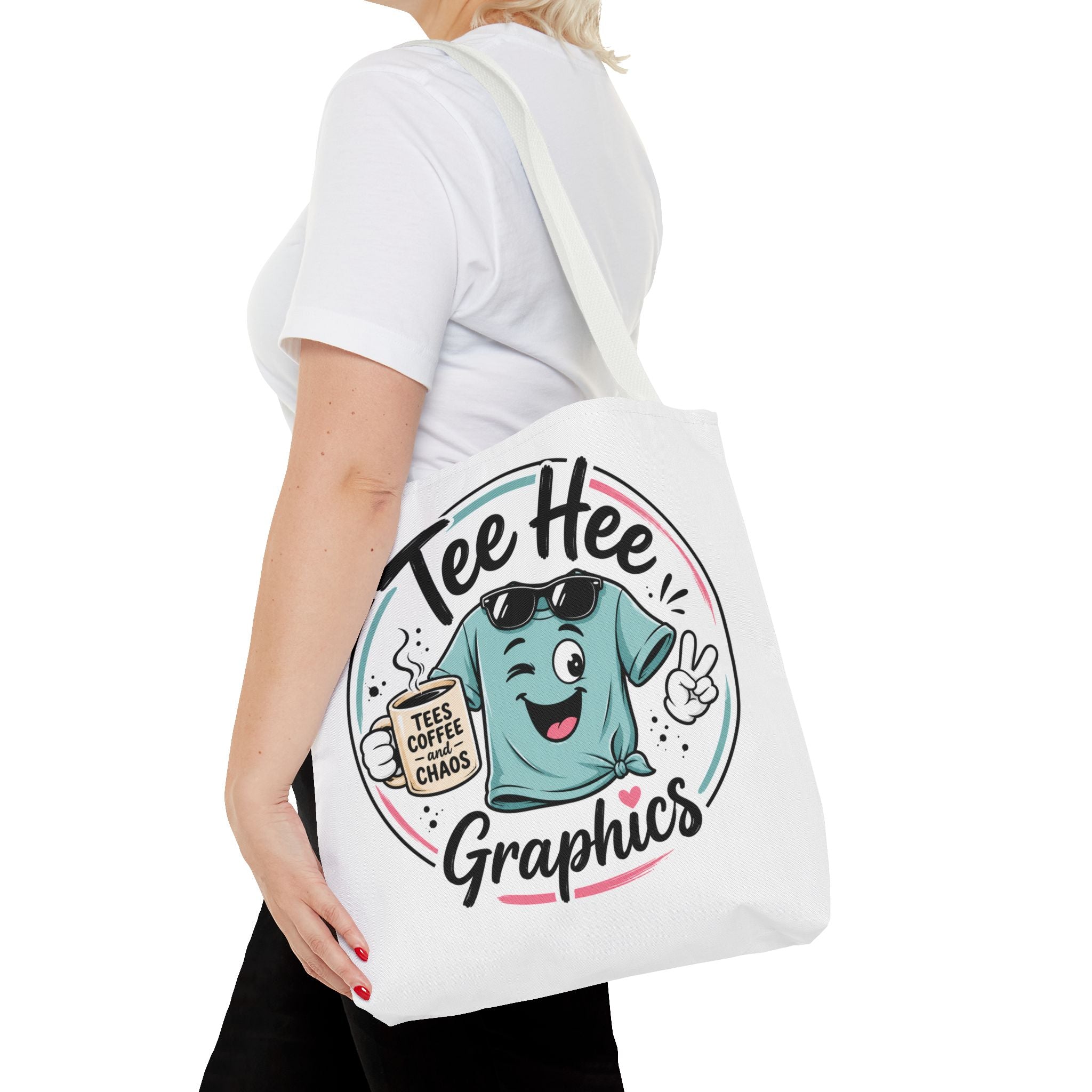 Tee Hee Graphics Tote Bag — Practical All-Over-Print Tote (3 Sizes)