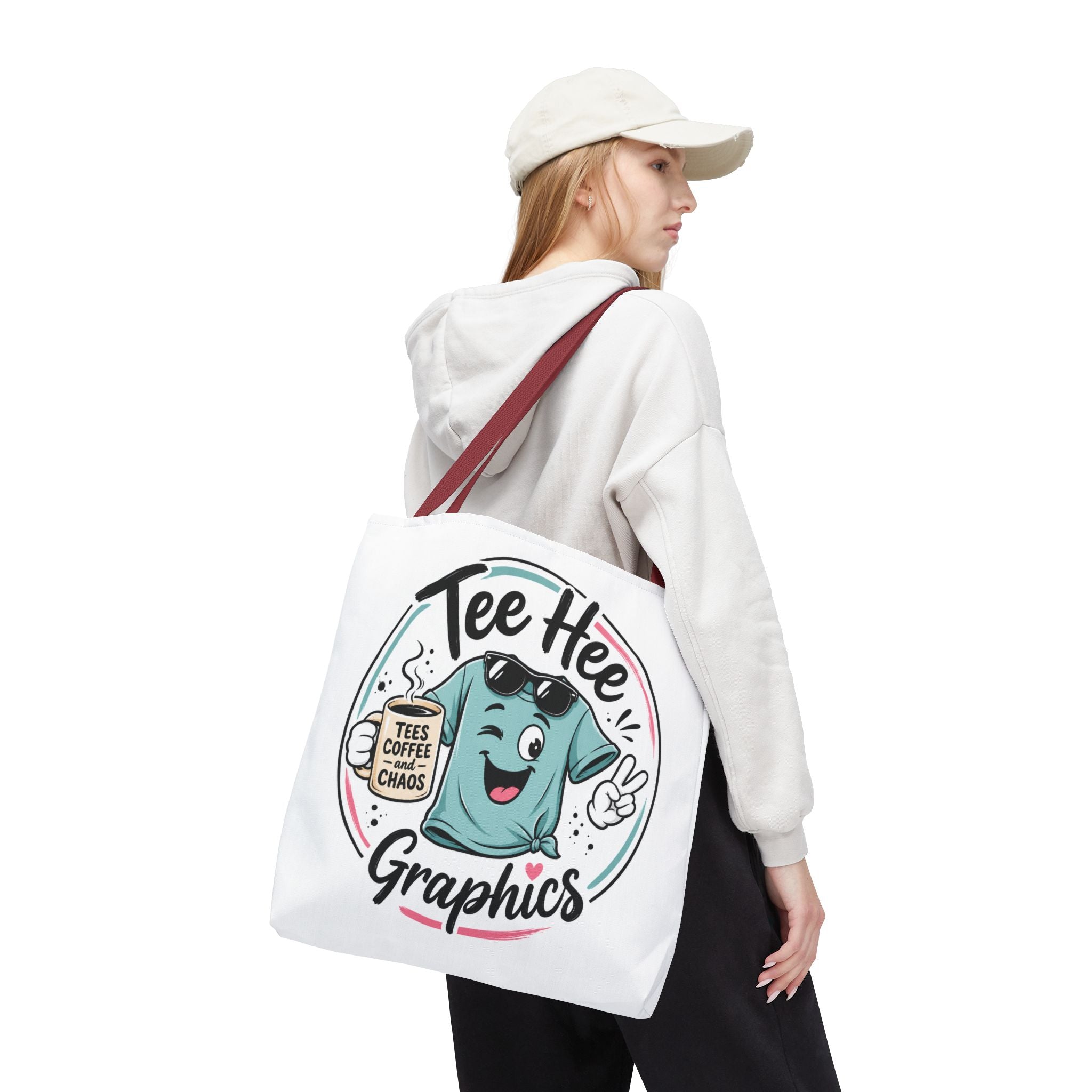 Tee Hee Graphics Tote Bag — Practical All-Over-Print Tote (3 Sizes)