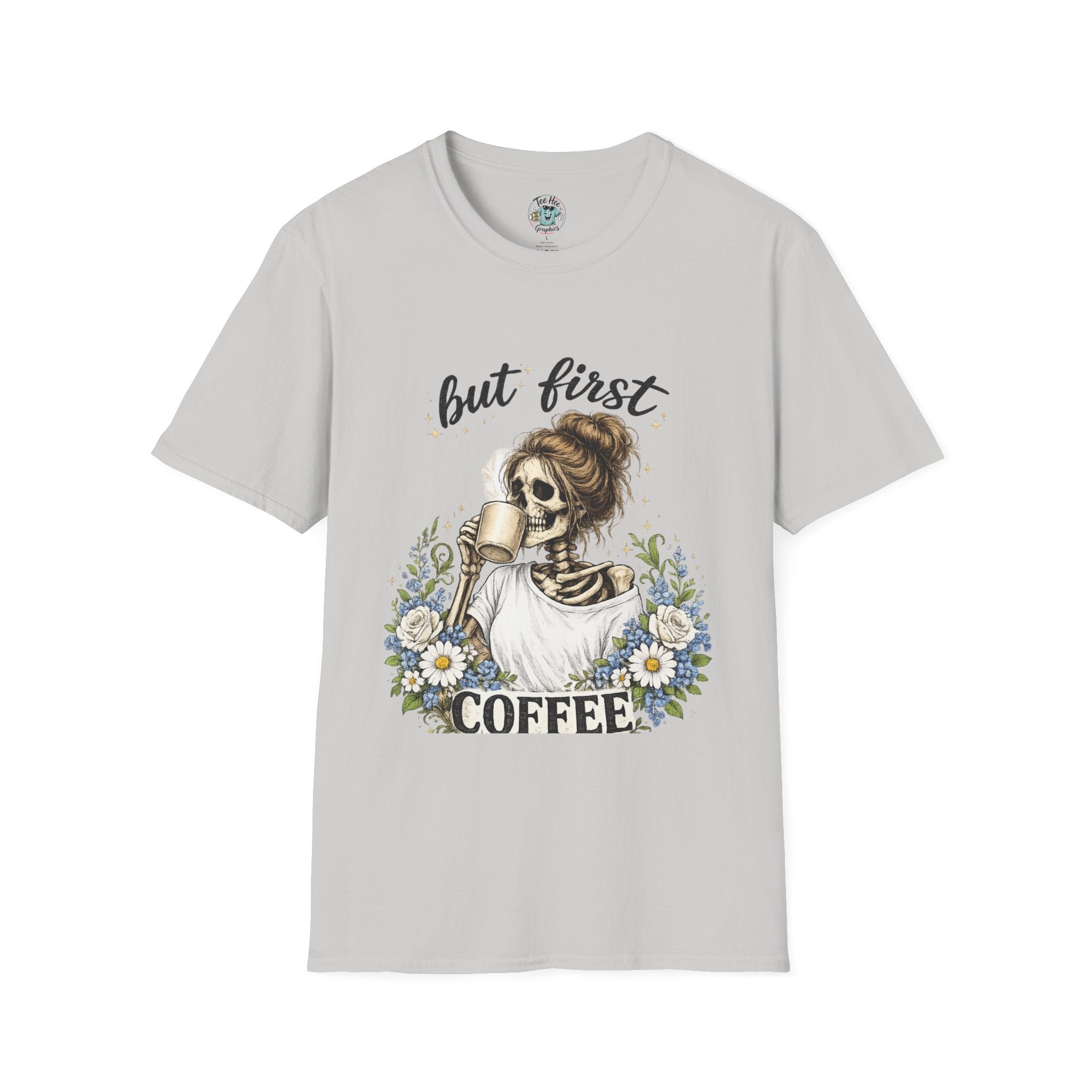 but first COFFEE graphic tee