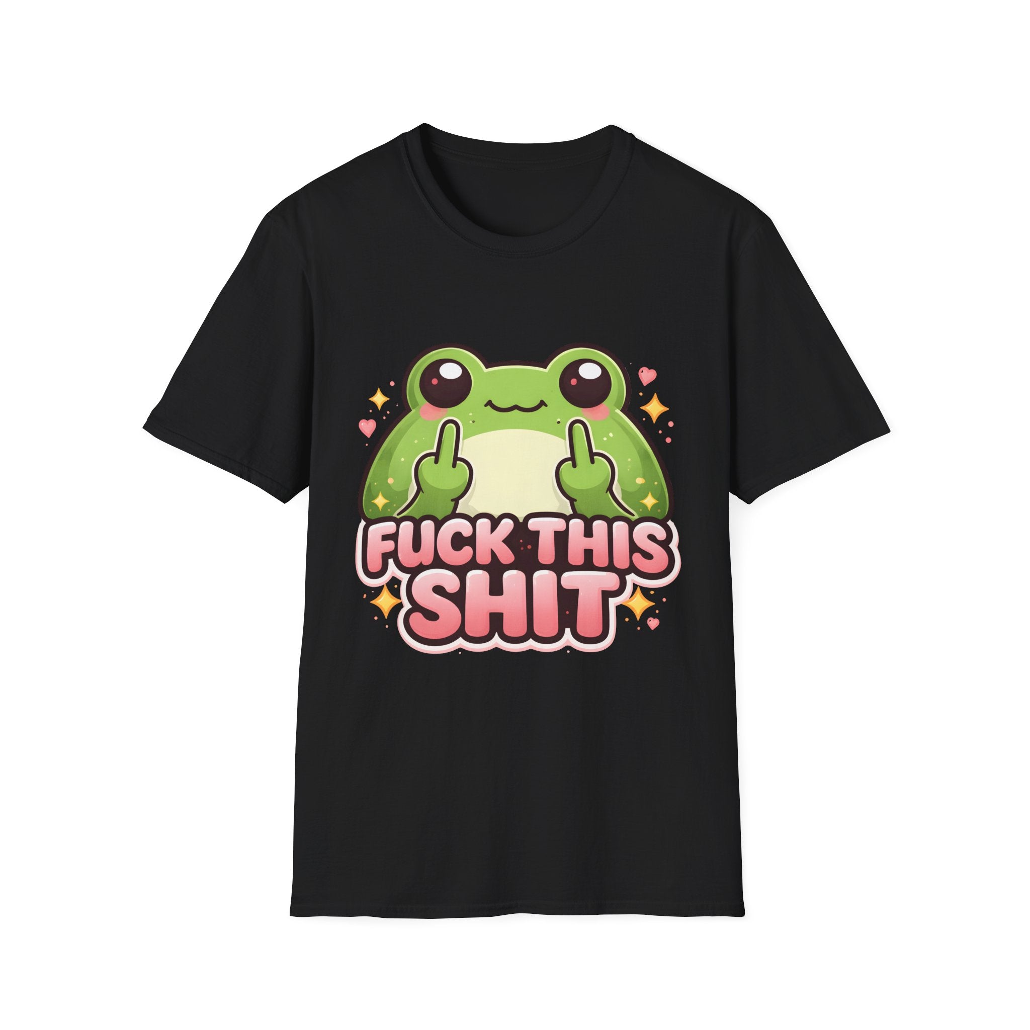 Fuck This Shit Cute Frog T-Shirt — Funny Frog Graphic Tee