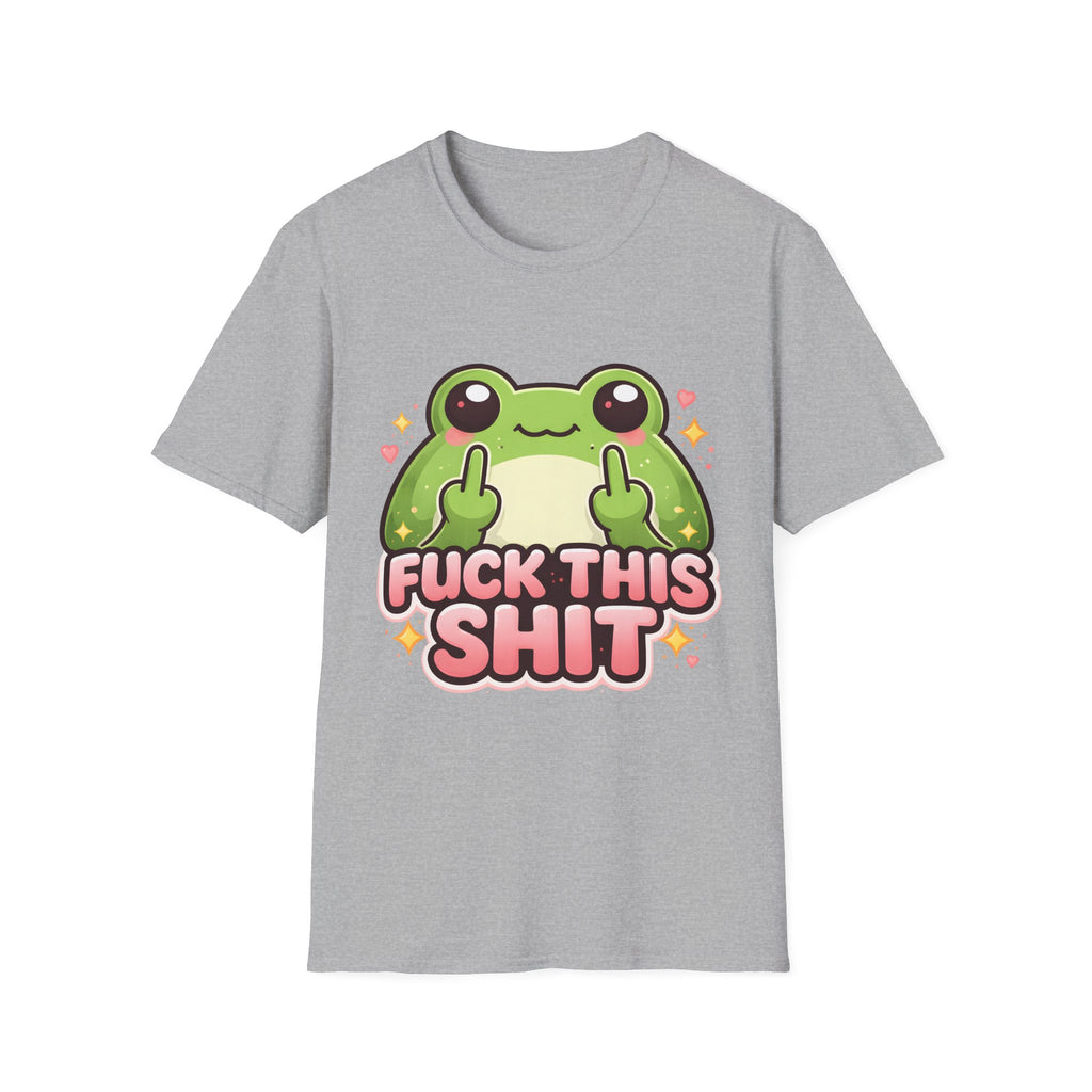 Fuck This Shit Cute Frog T-Shirt — Funny Frog Graphic Tee