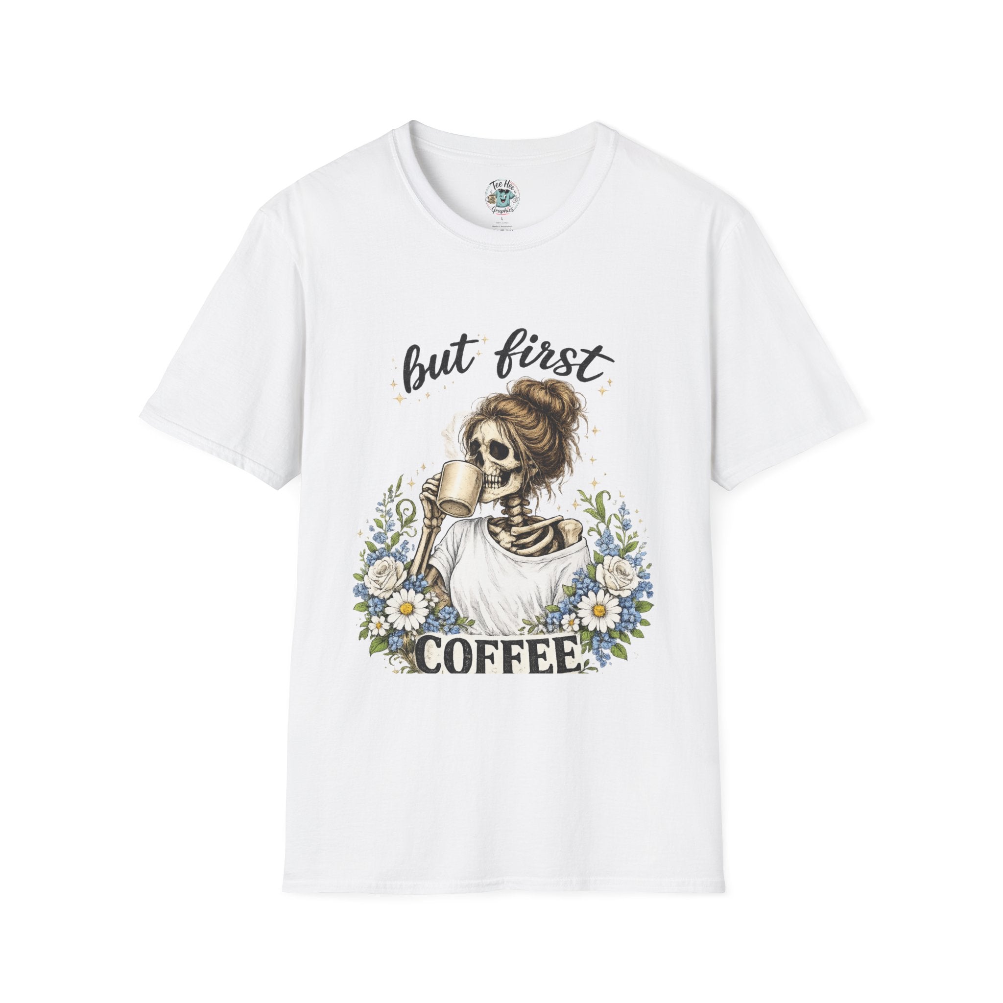 but first COFFEE graphic tee