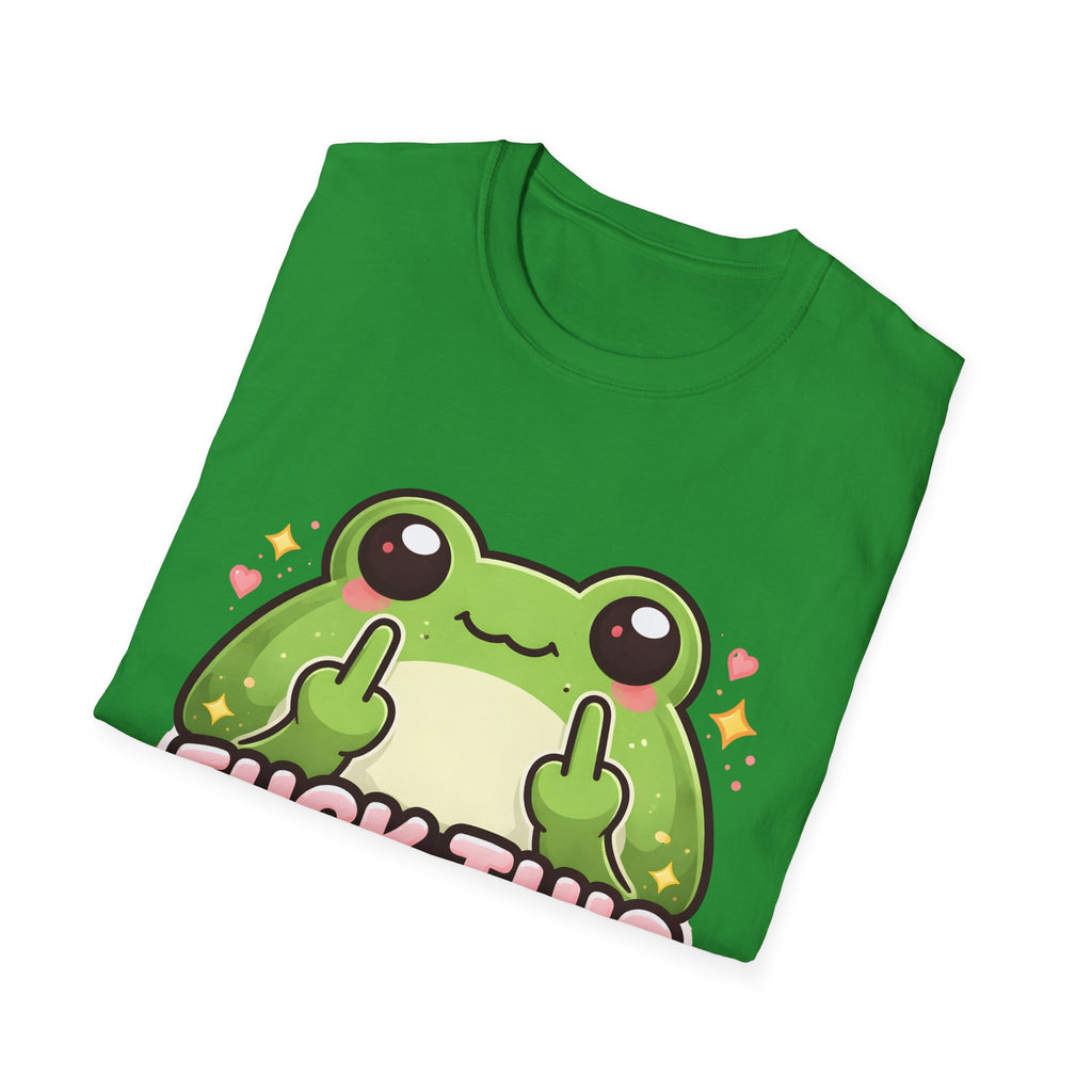 Fuck This Shit Cute Frog T-Shirt — Funny Frog Graphic Tee