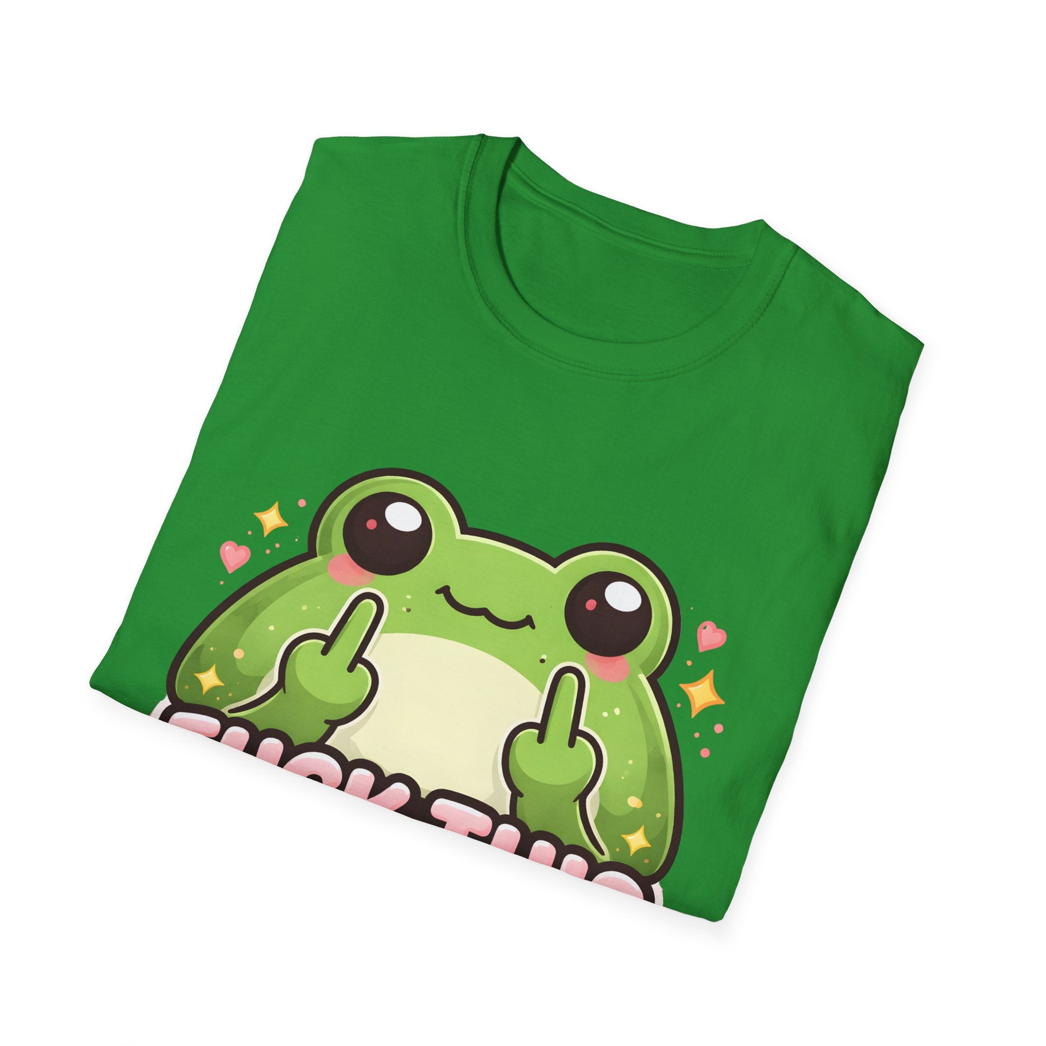 Fuck This Shit Cute Frog T-Shirt — Funny Frog Graphic Tee
