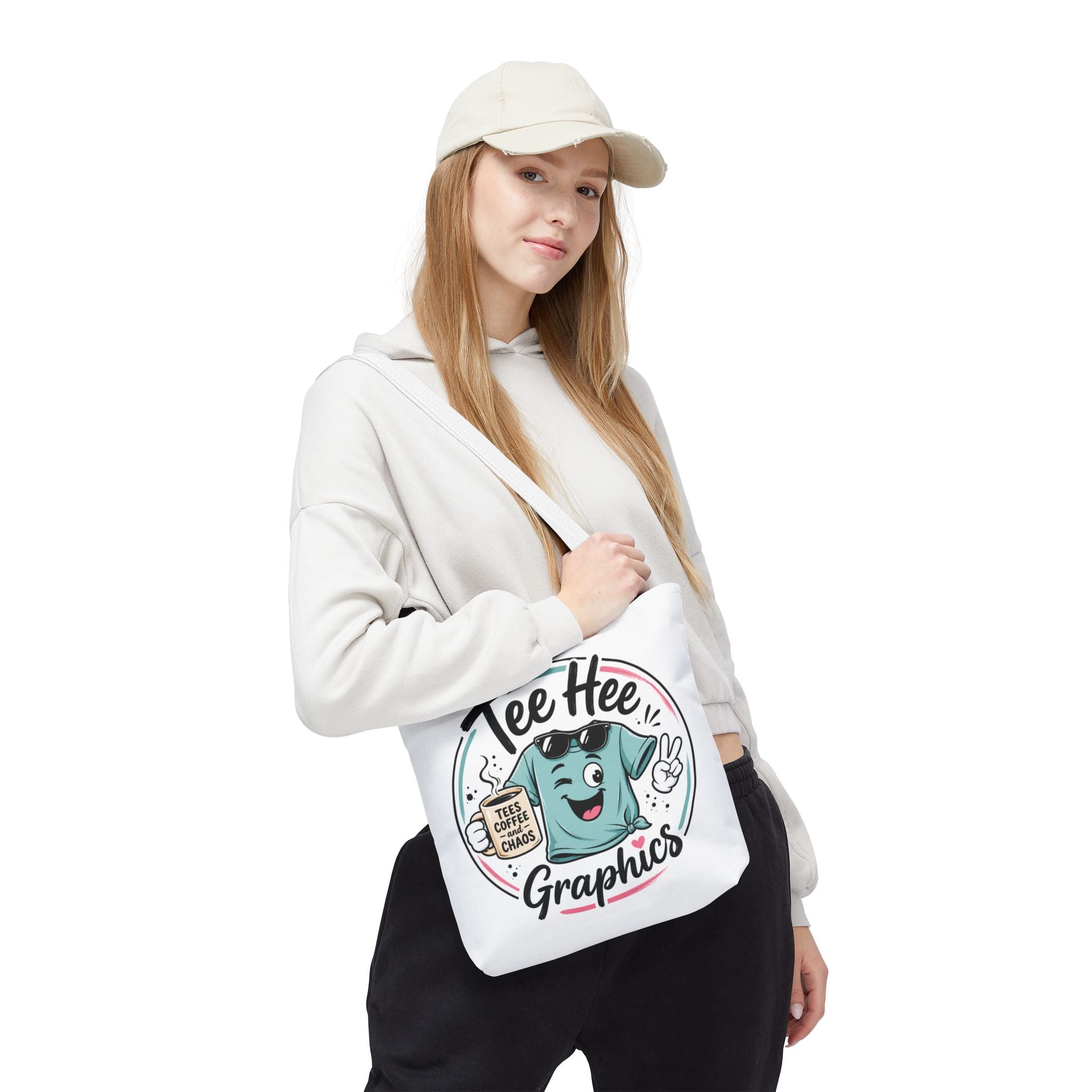 Tee Hee Graphics Tote Bag — Practical All-Over-Print Tote (3 Sizes)