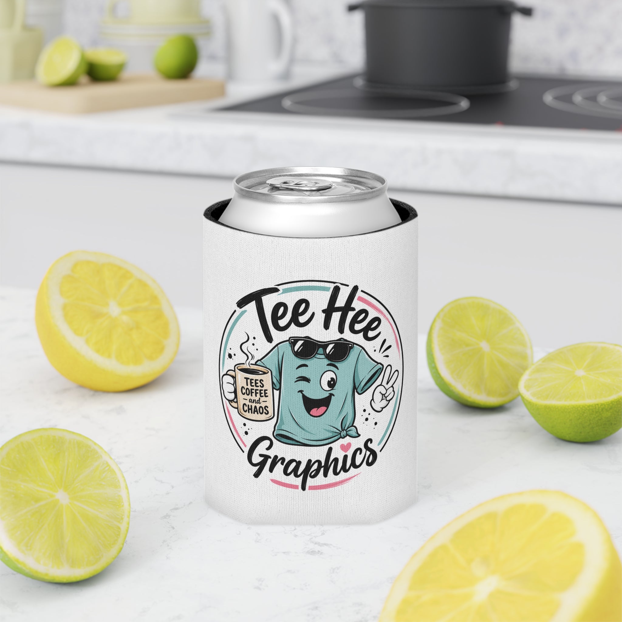 Tee Hee Can Cooler — Insulated Can Koozie for Cold Drinks