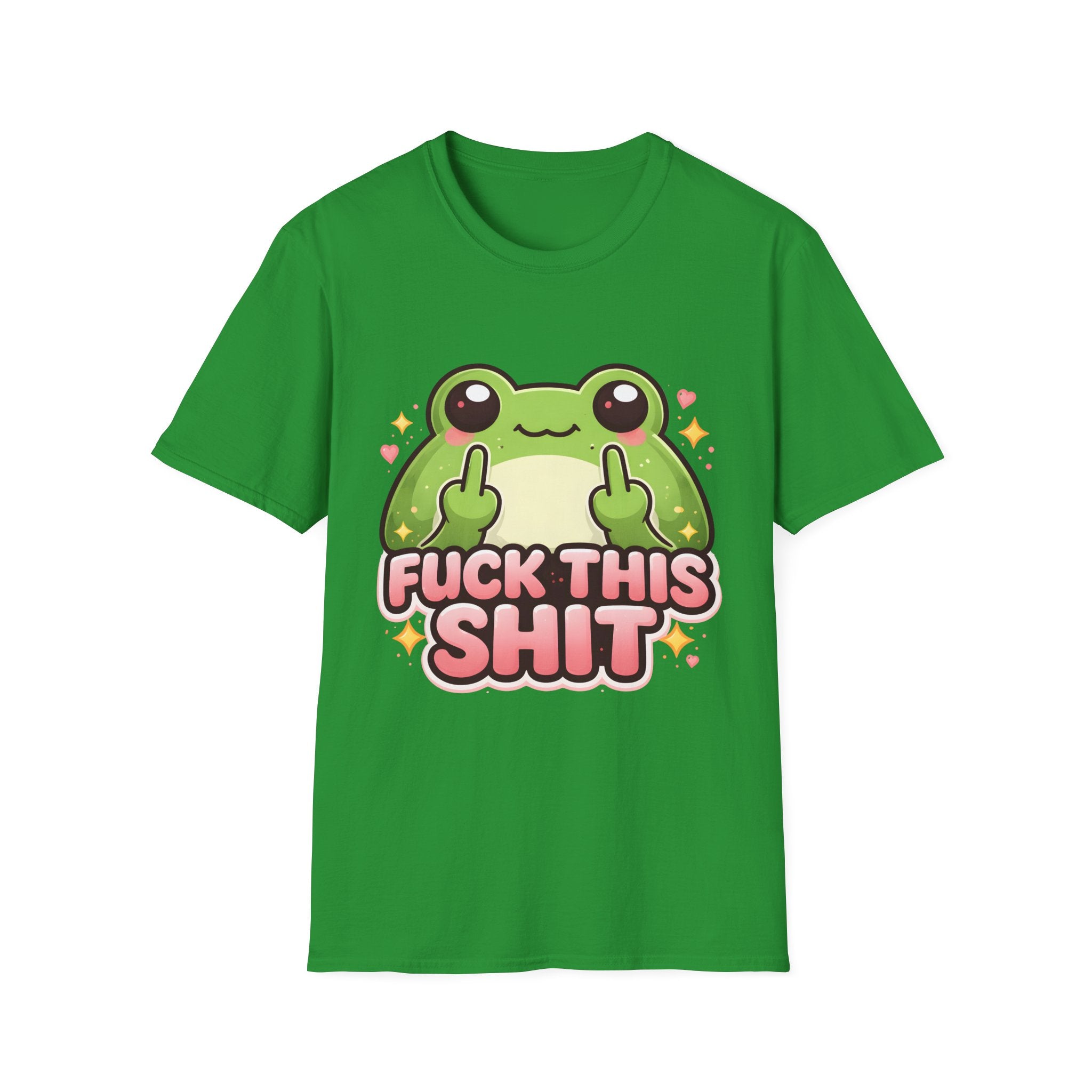 Fuck This Shit Cute Frog T-Shirt — Funny Frog Graphic Tee