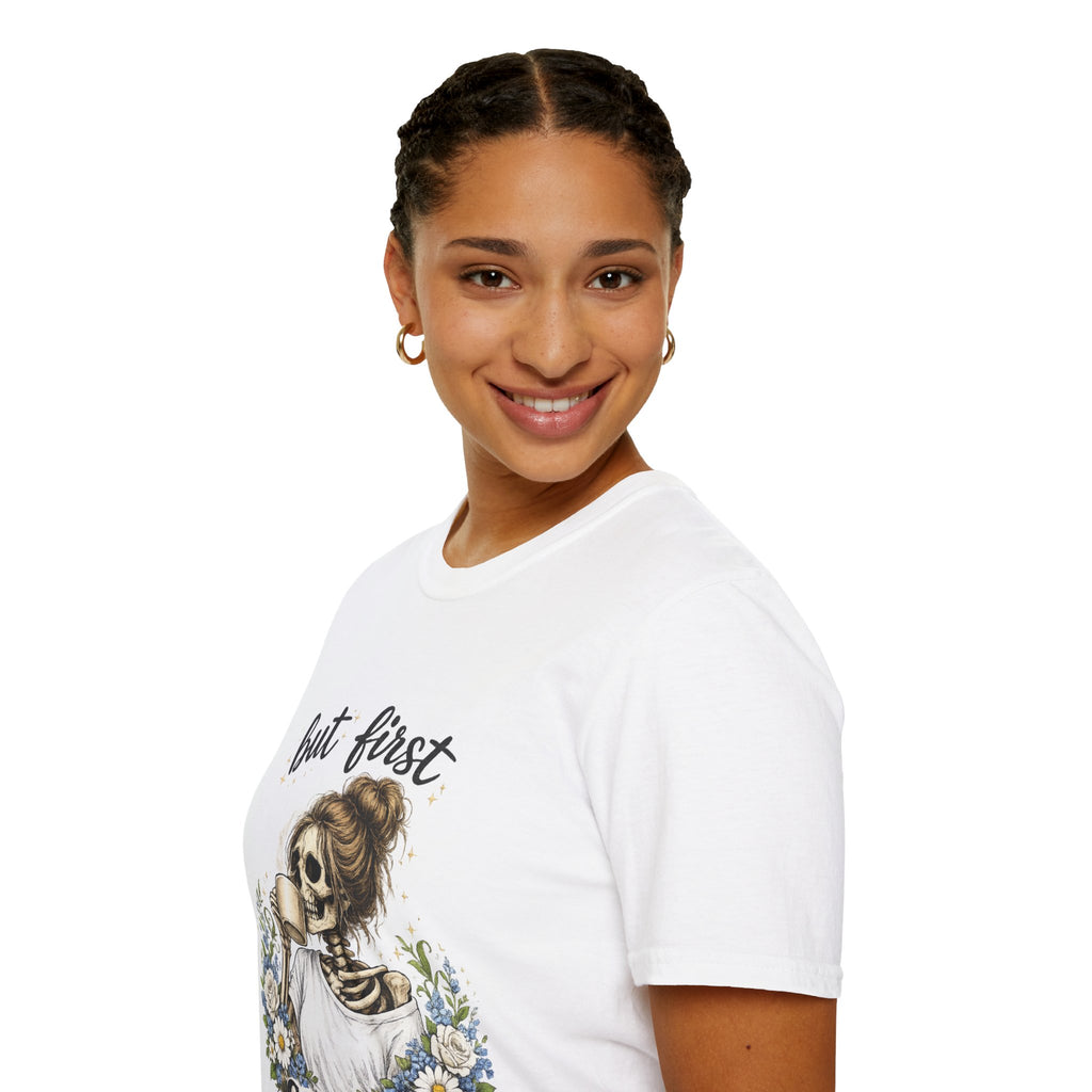 but first COFFEE graphic tee