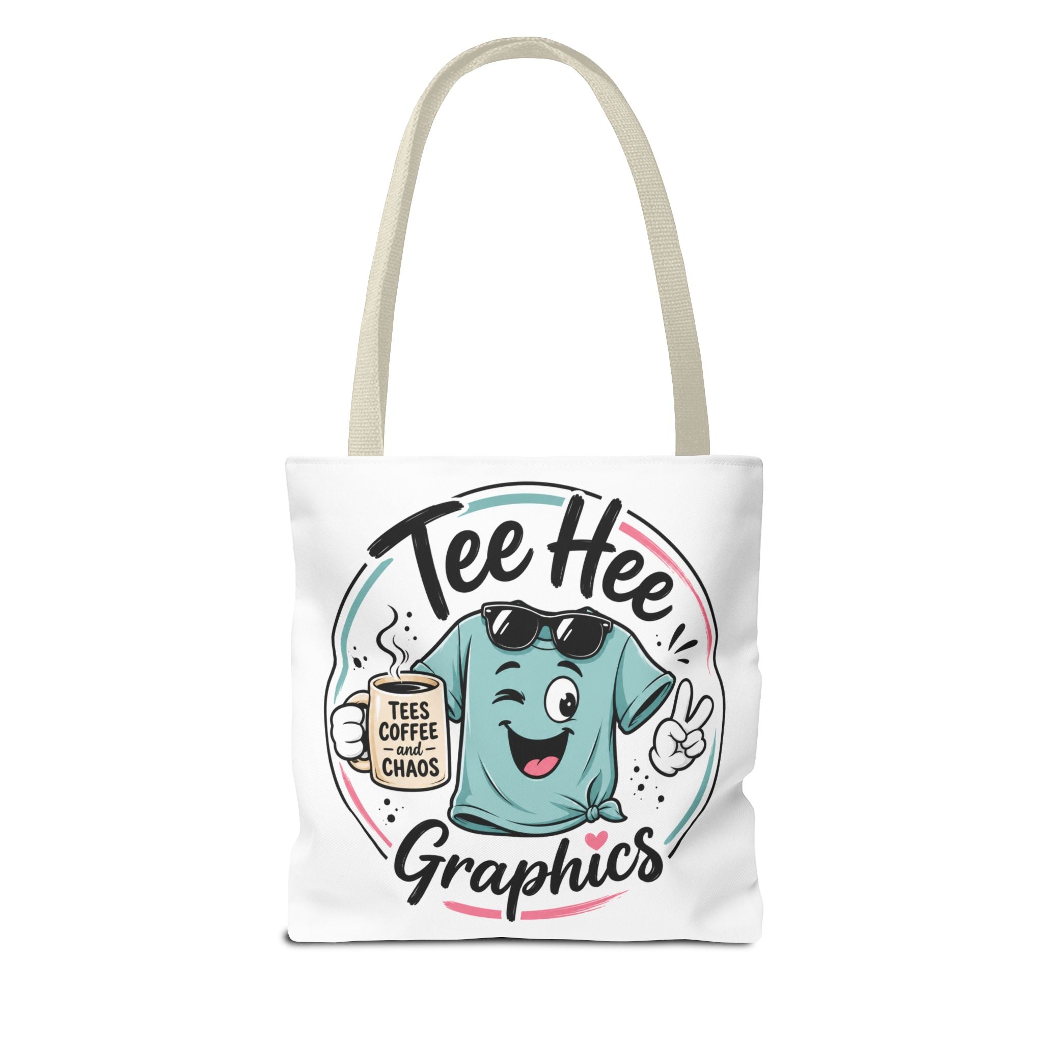Tee Hee Graphics Tote Bag — Practical All-Over-Print Tote (3 Sizes)