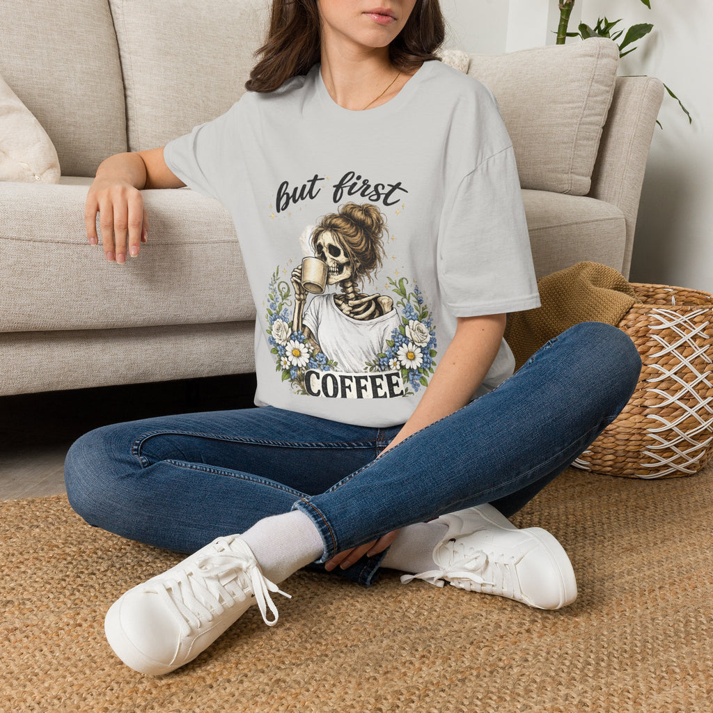 but first COFFEE graphic tee