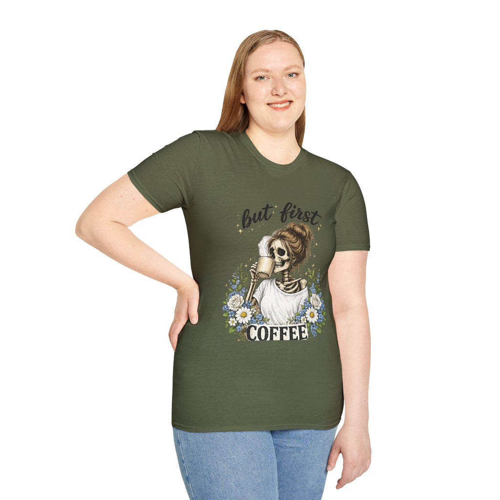 but first COFFEE graphic tee
