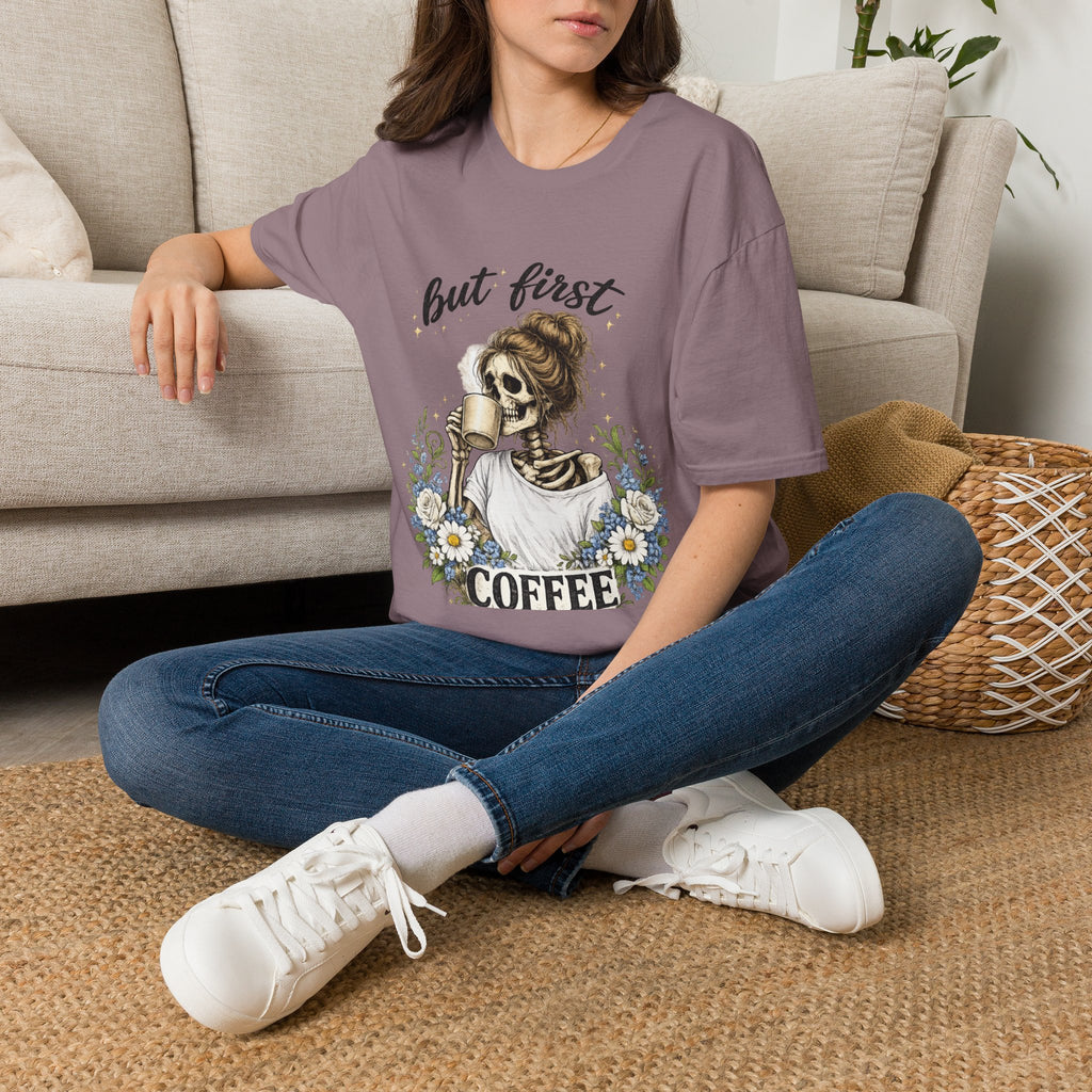 but first COFFEE graphic tee