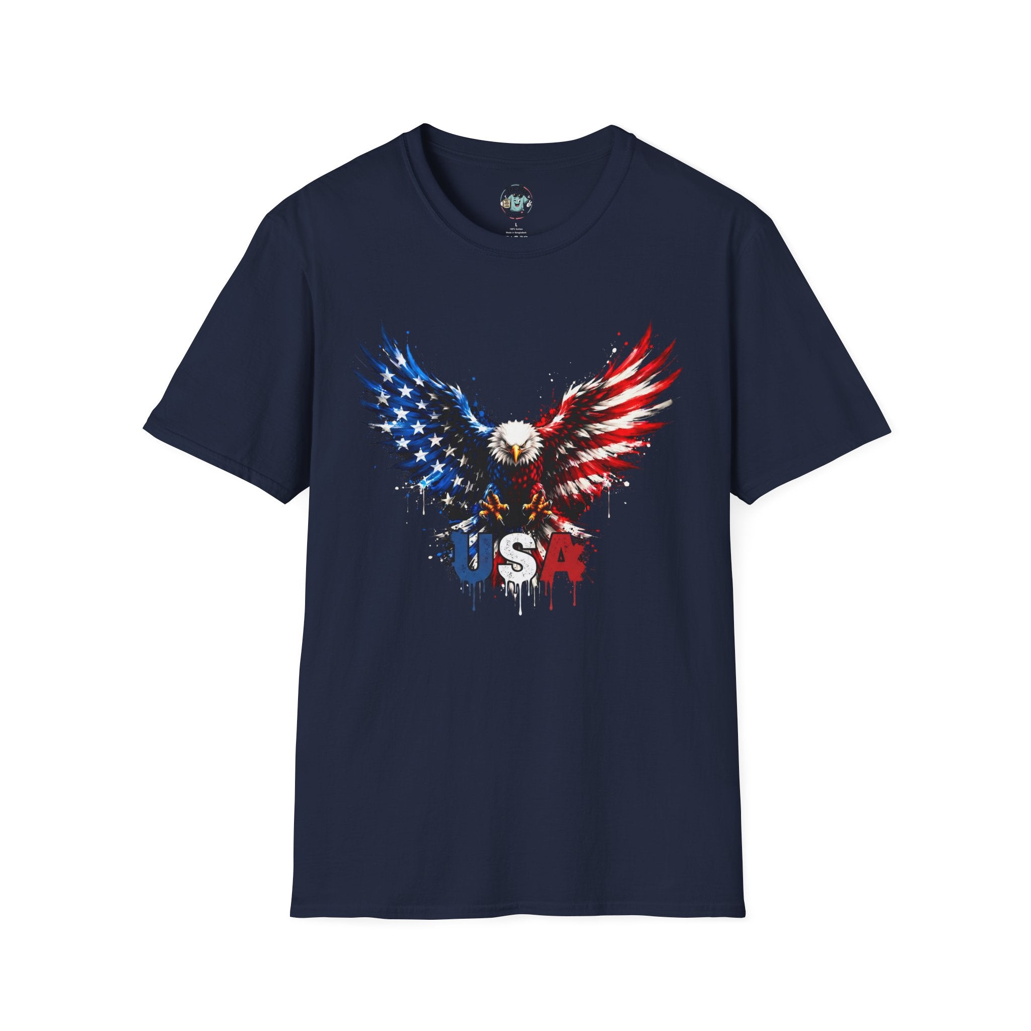Patriotic Eagle T-Shirt — USA Red White & Blue Tee