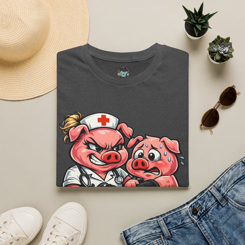 Cuff 'Em' Nurse Pig Graphic Tee