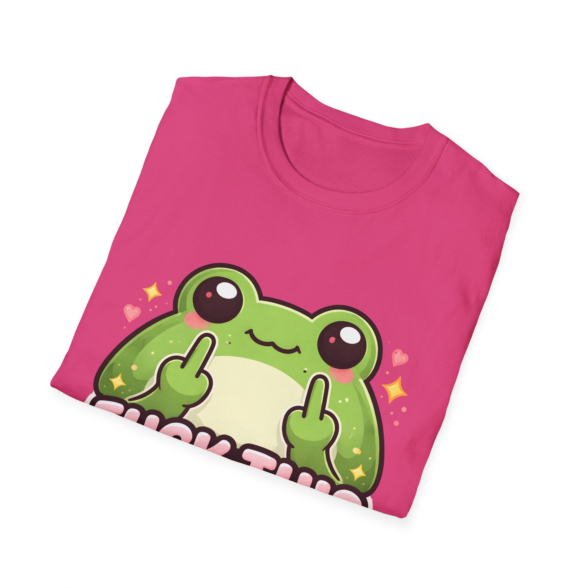 Fuck This Shit Cute Frog T-Shirt — Funny Frog Graphic Tee