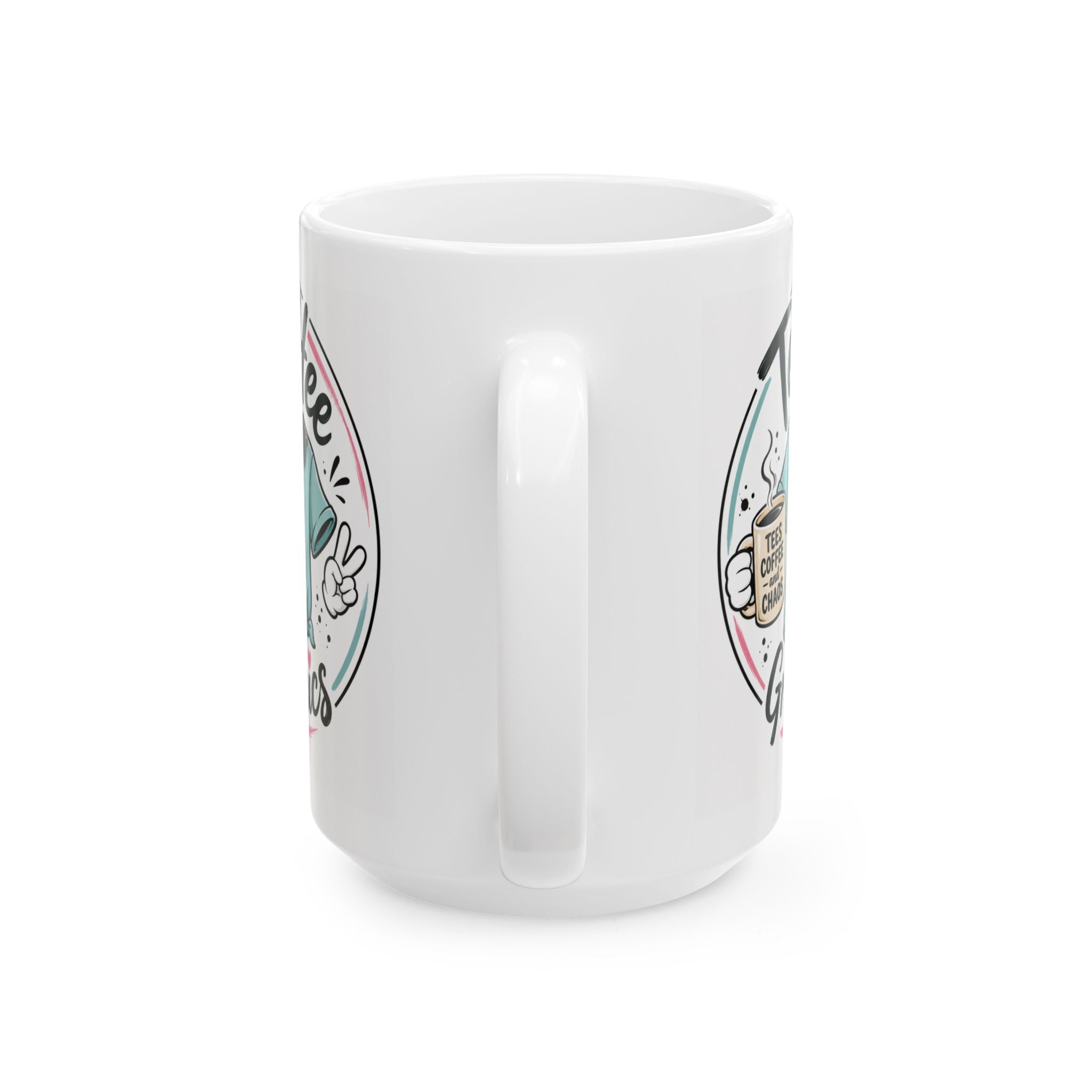 Tee Hee Graphics Ceramic Coffee Mug | Cute Coffee Lover Gift
