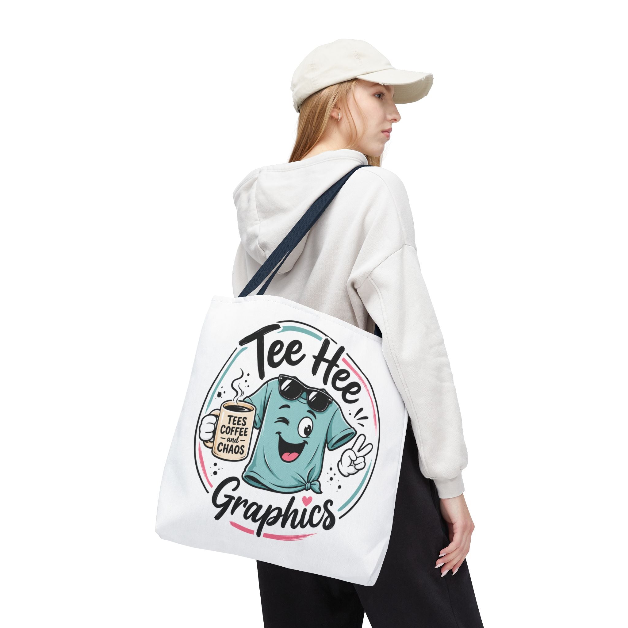Tee Hee Graphics Tote Bag — Practical All-Over-Print Tote (3 Sizes)
