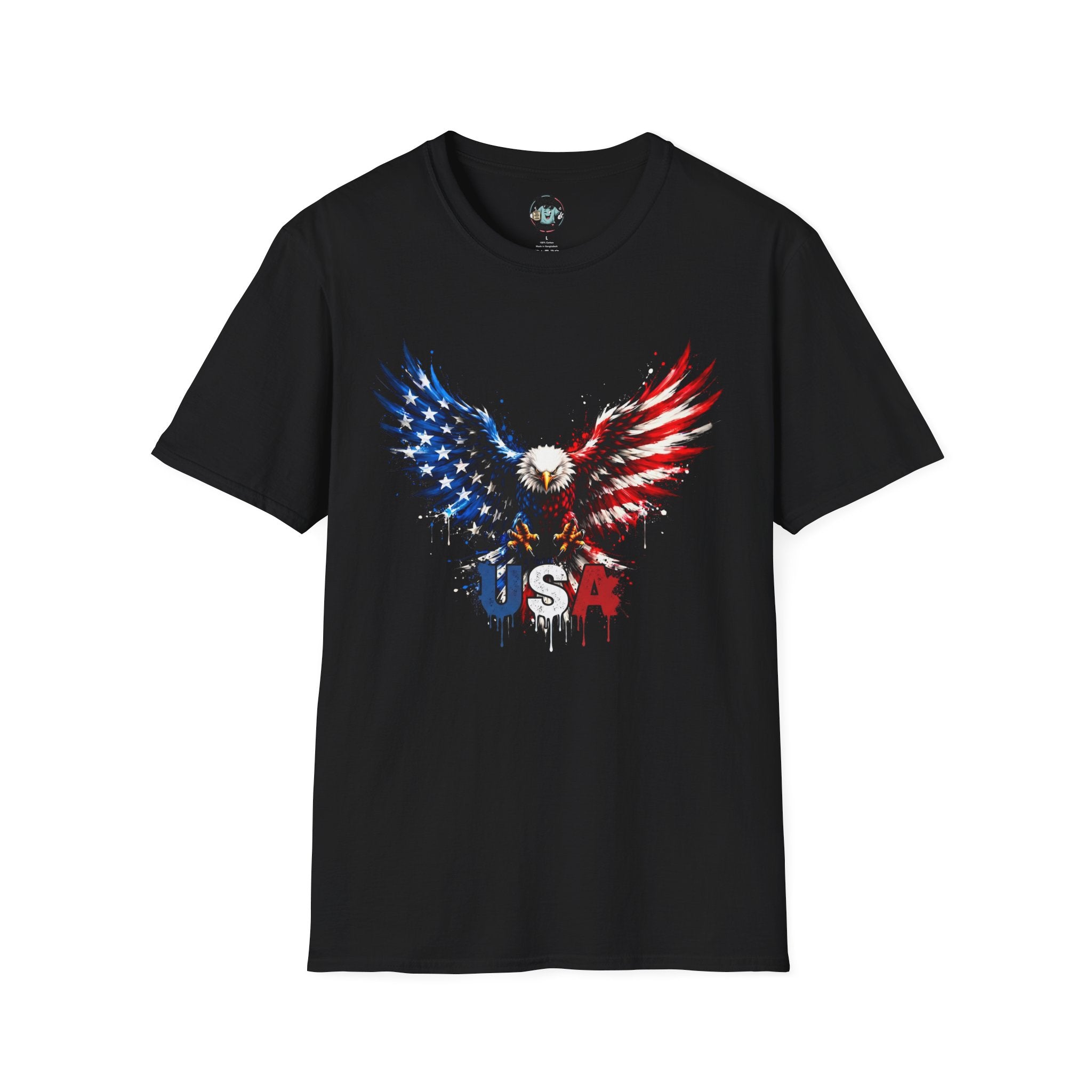 Patriotic Eagle T-Shirt — USA Red White & Blue Tee