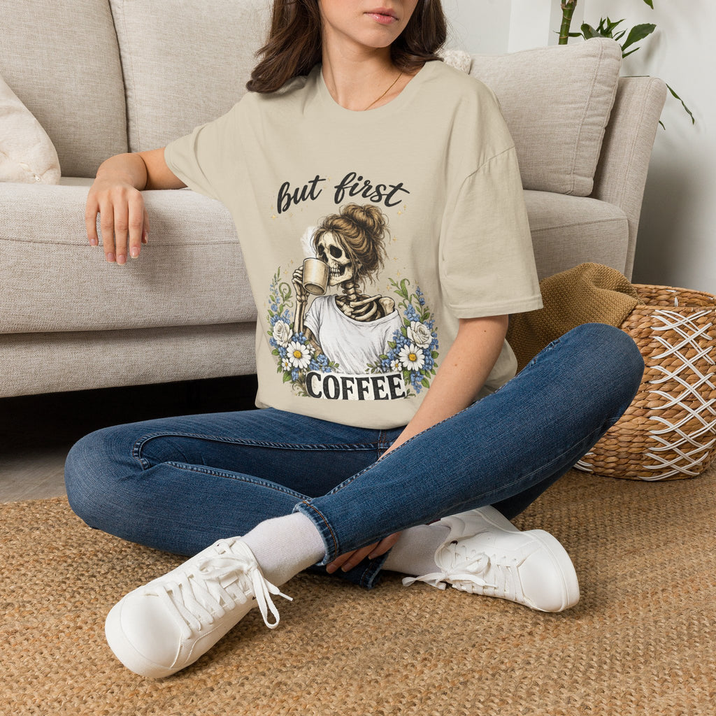 but first COFFEE graphic tee