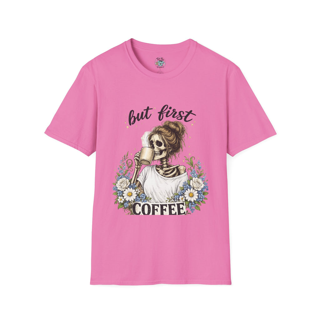 but first COFFEE graphic tee
