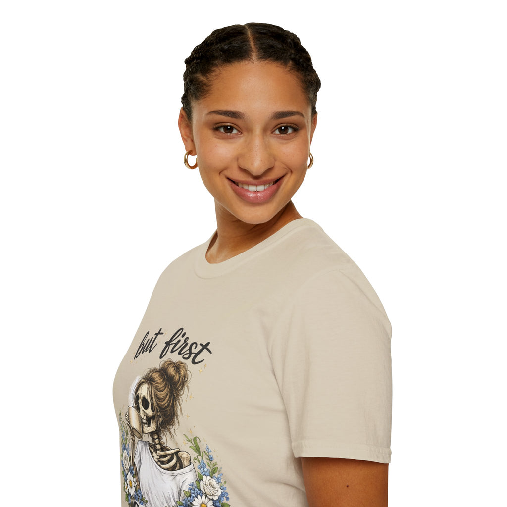 but first COFFEE graphic tee