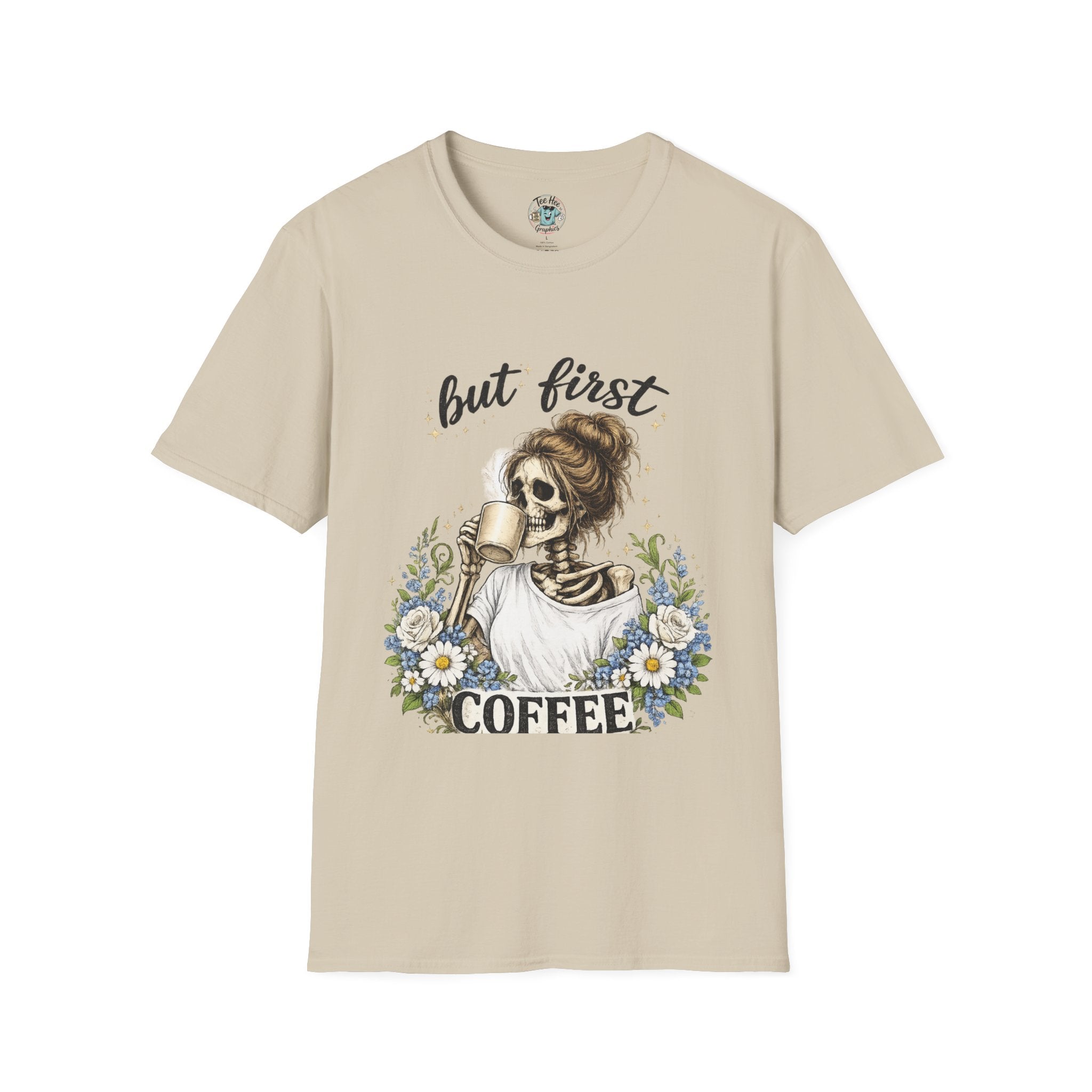 but first COFFEE graphic tee