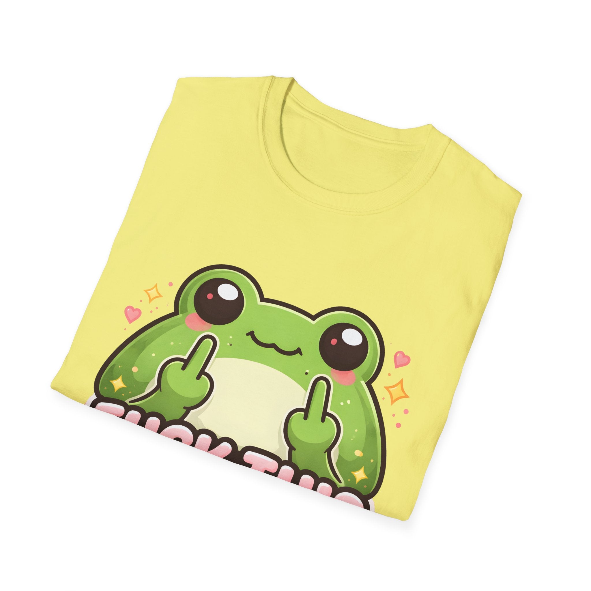 Fuck This Shit Cute Frog T-Shirt — Funny Frog Graphic Tee