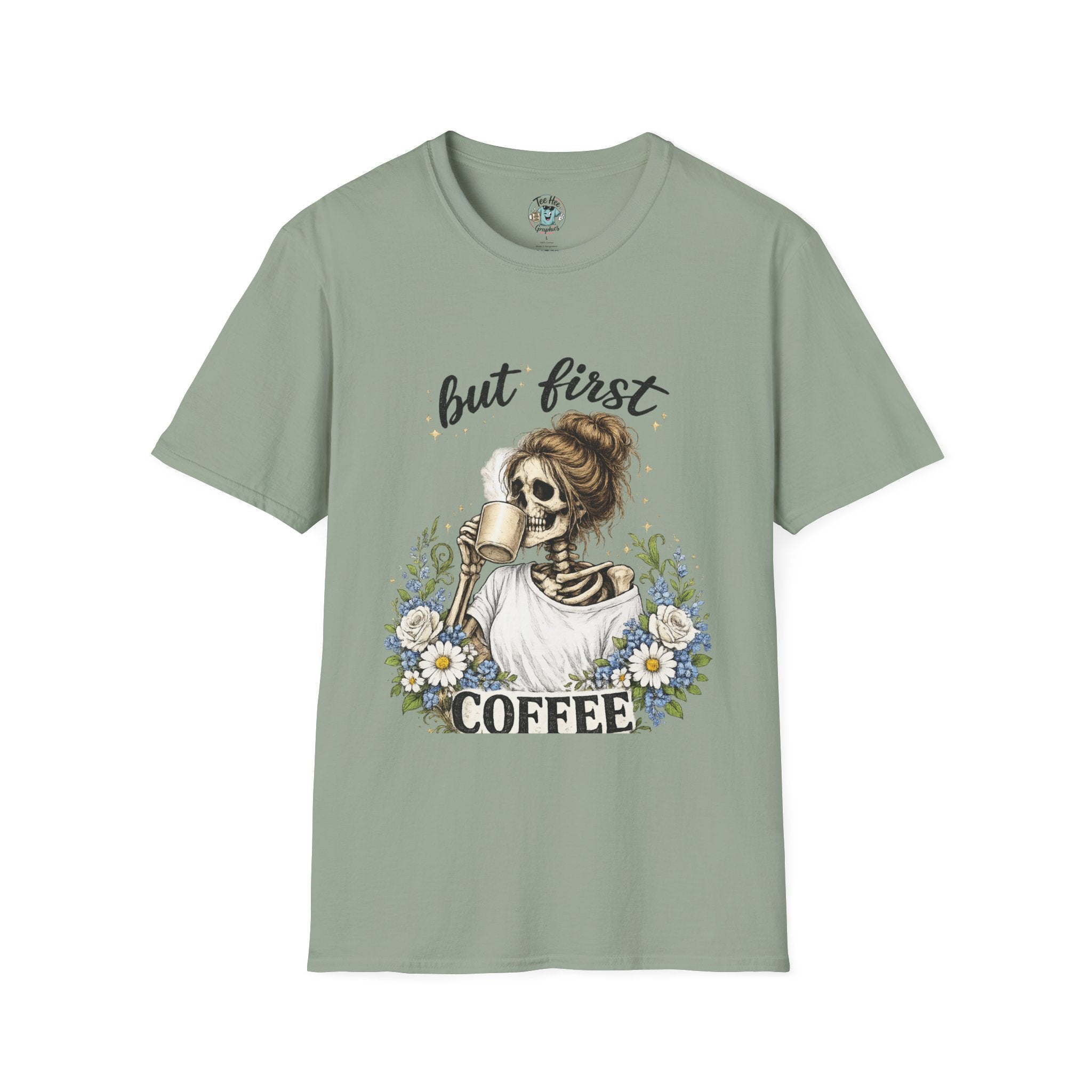 but first COFFEE graphic tee