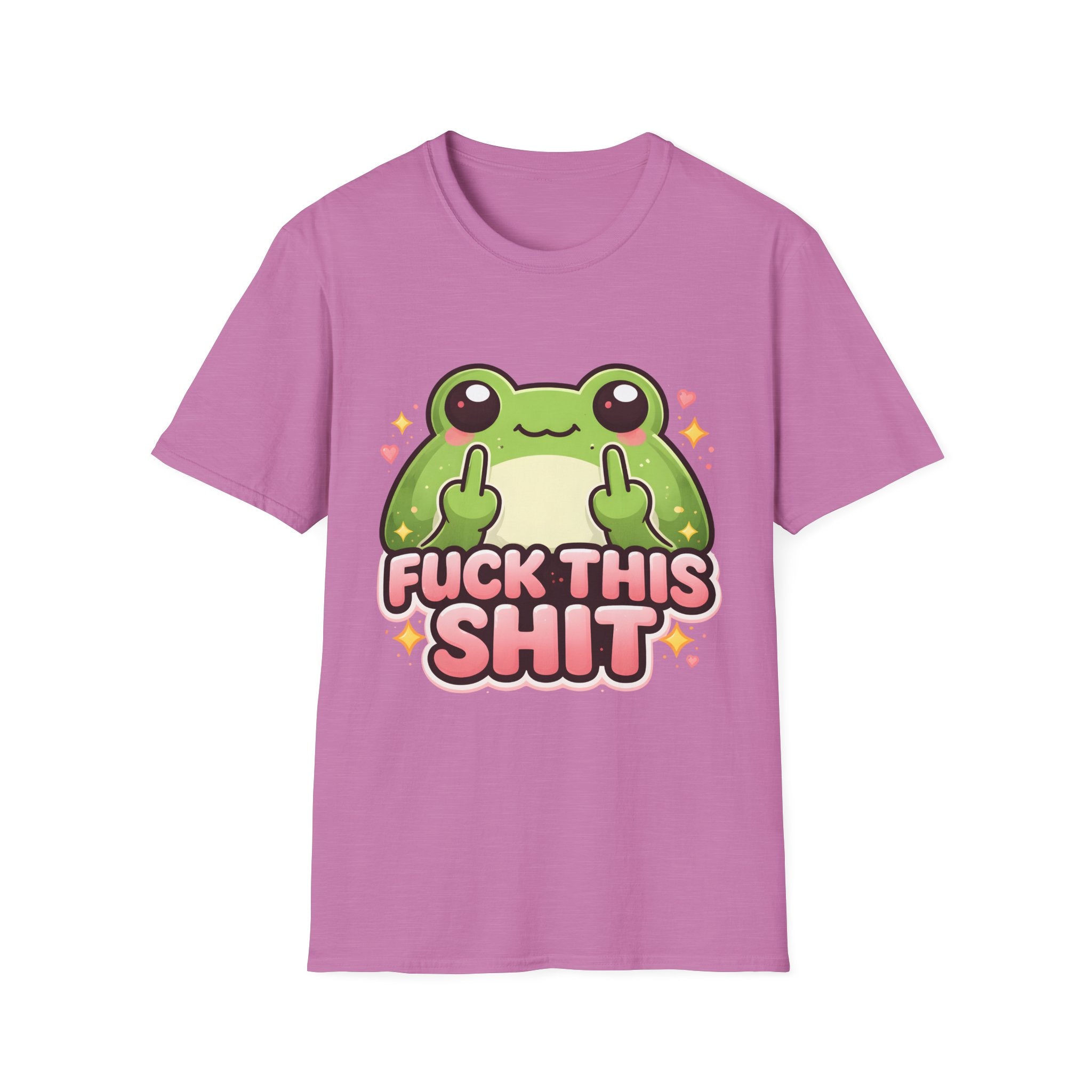 Fuck This Shit Cute Frog T-Shirt — Funny Frog Graphic Tee