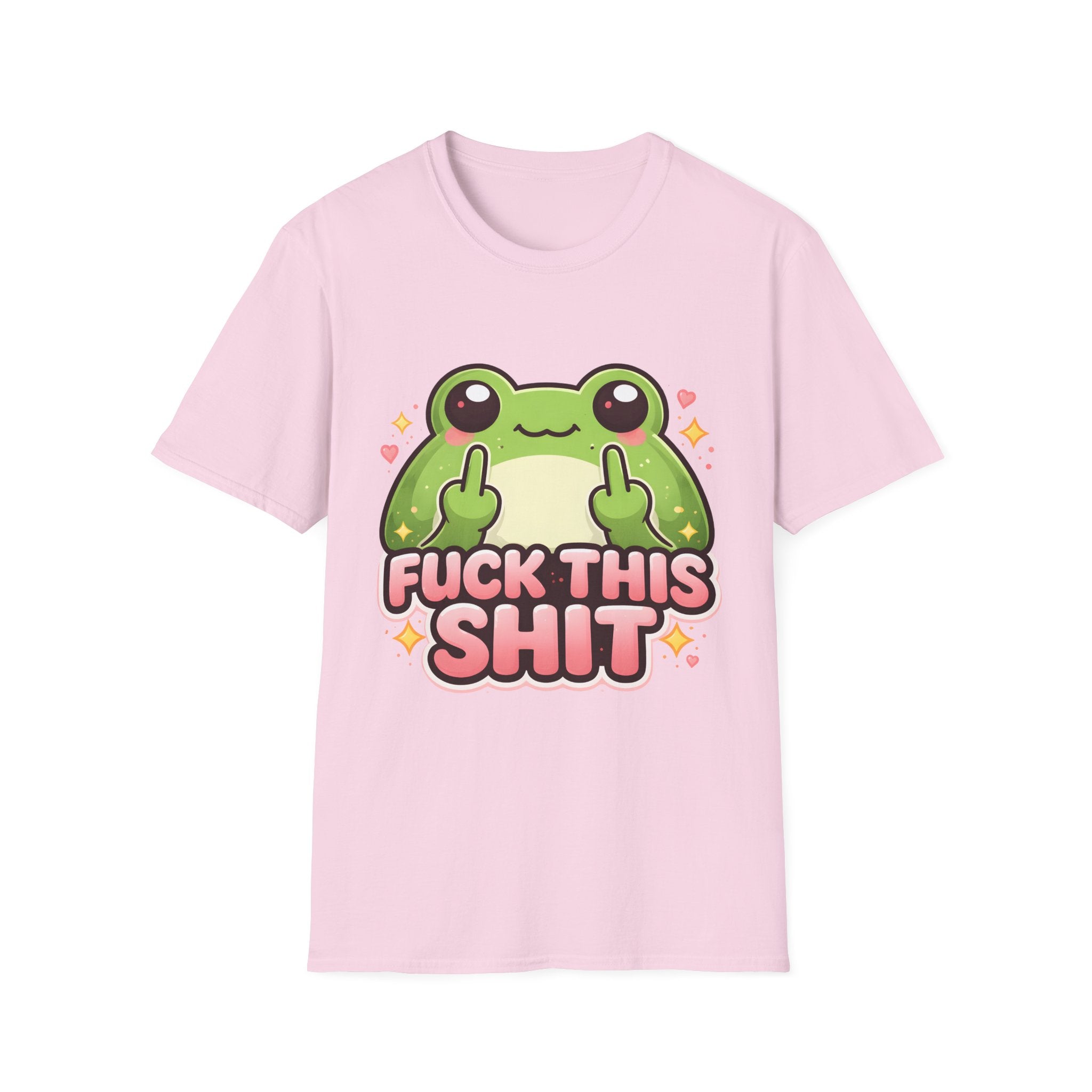 Fuck This Shit Cute Frog T-Shirt — Funny Frog Graphic Tee