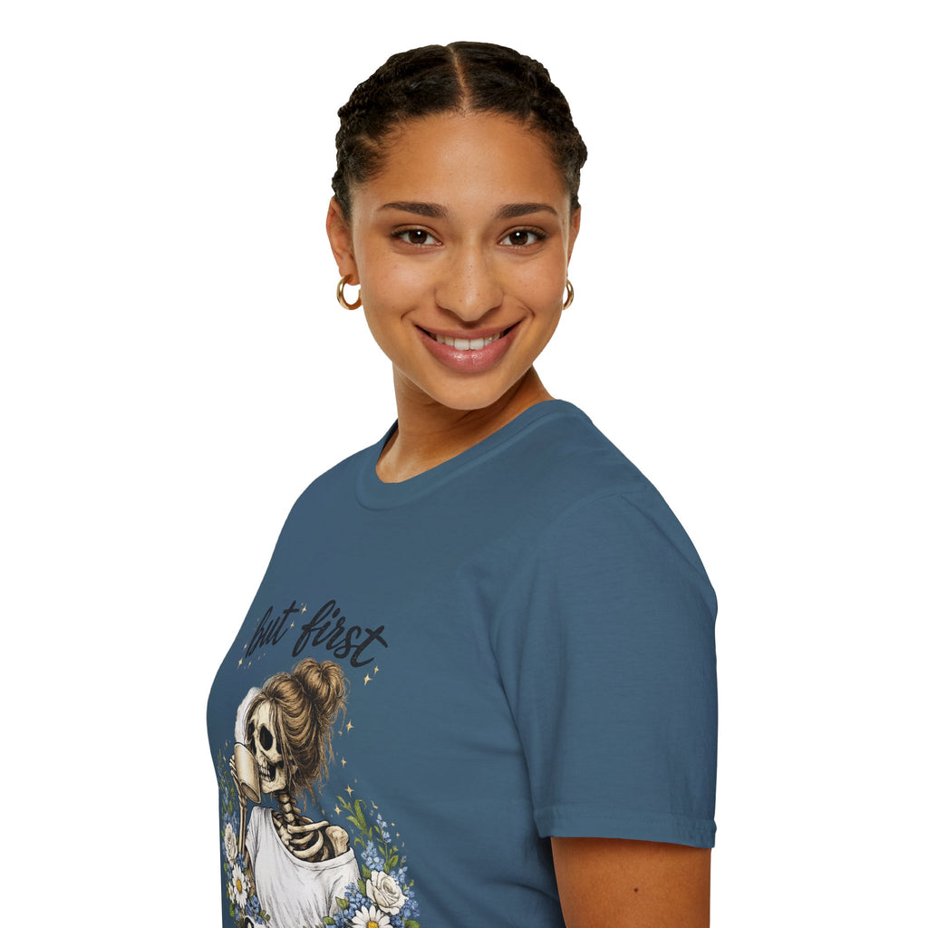 but first COFFEE graphic tee