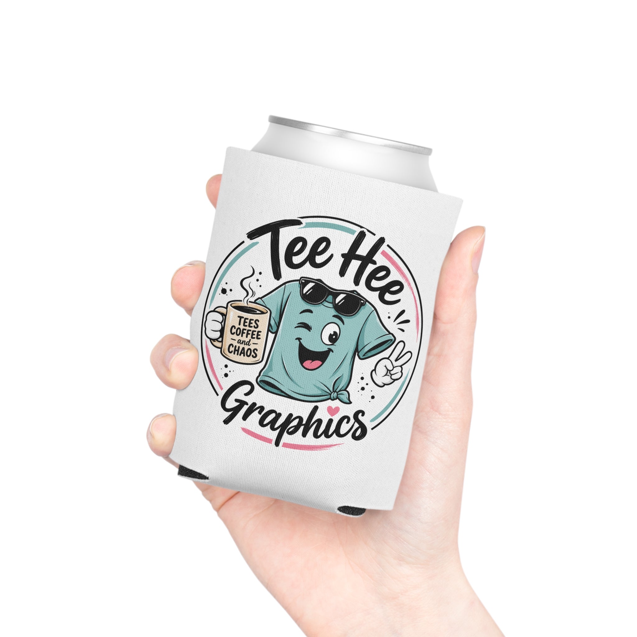 Tee Hee Can Cooler — Insulated Can Koozie for Cold Drinks
