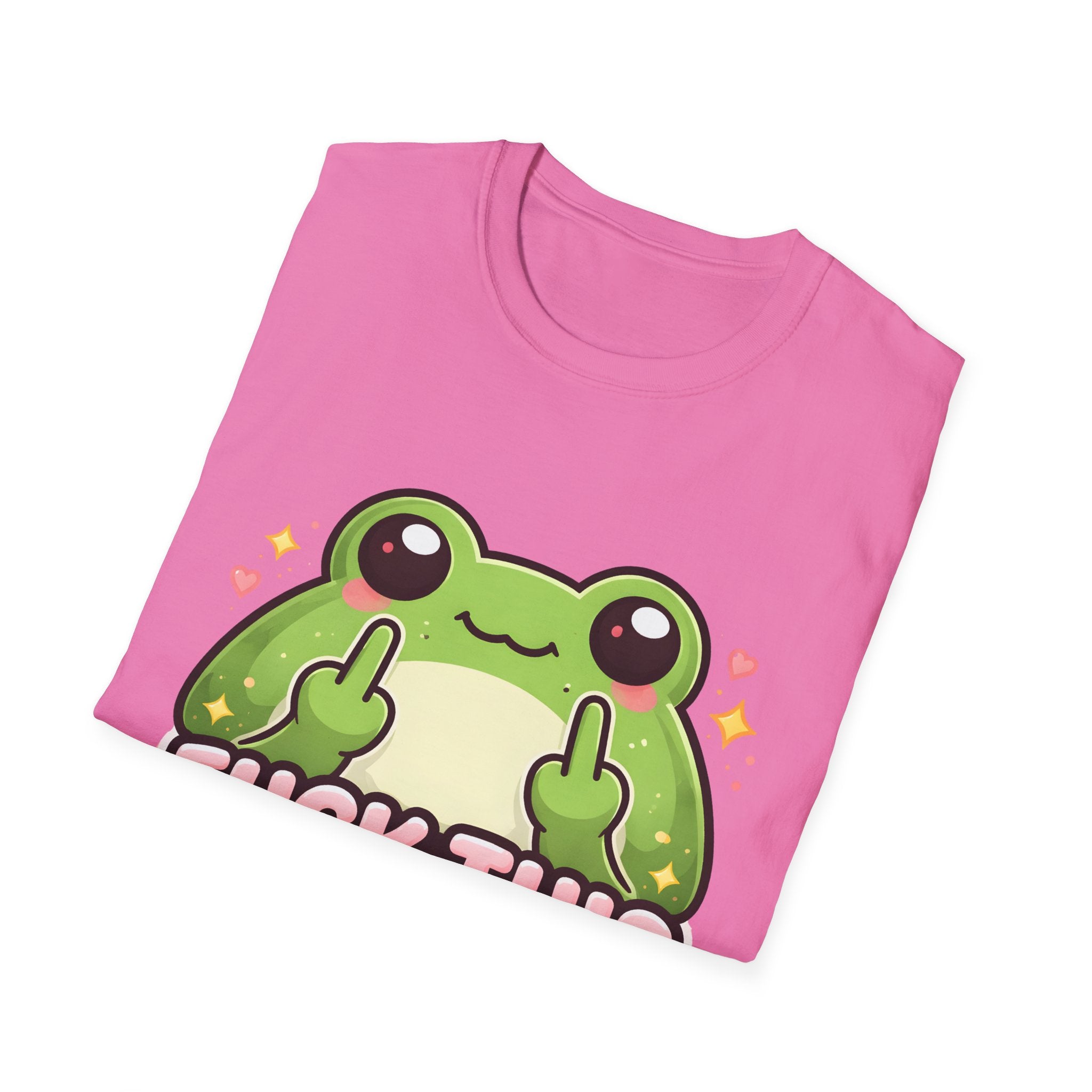 Fuck This Shit Cute Frog T-Shirt — Funny Frog Graphic Tee