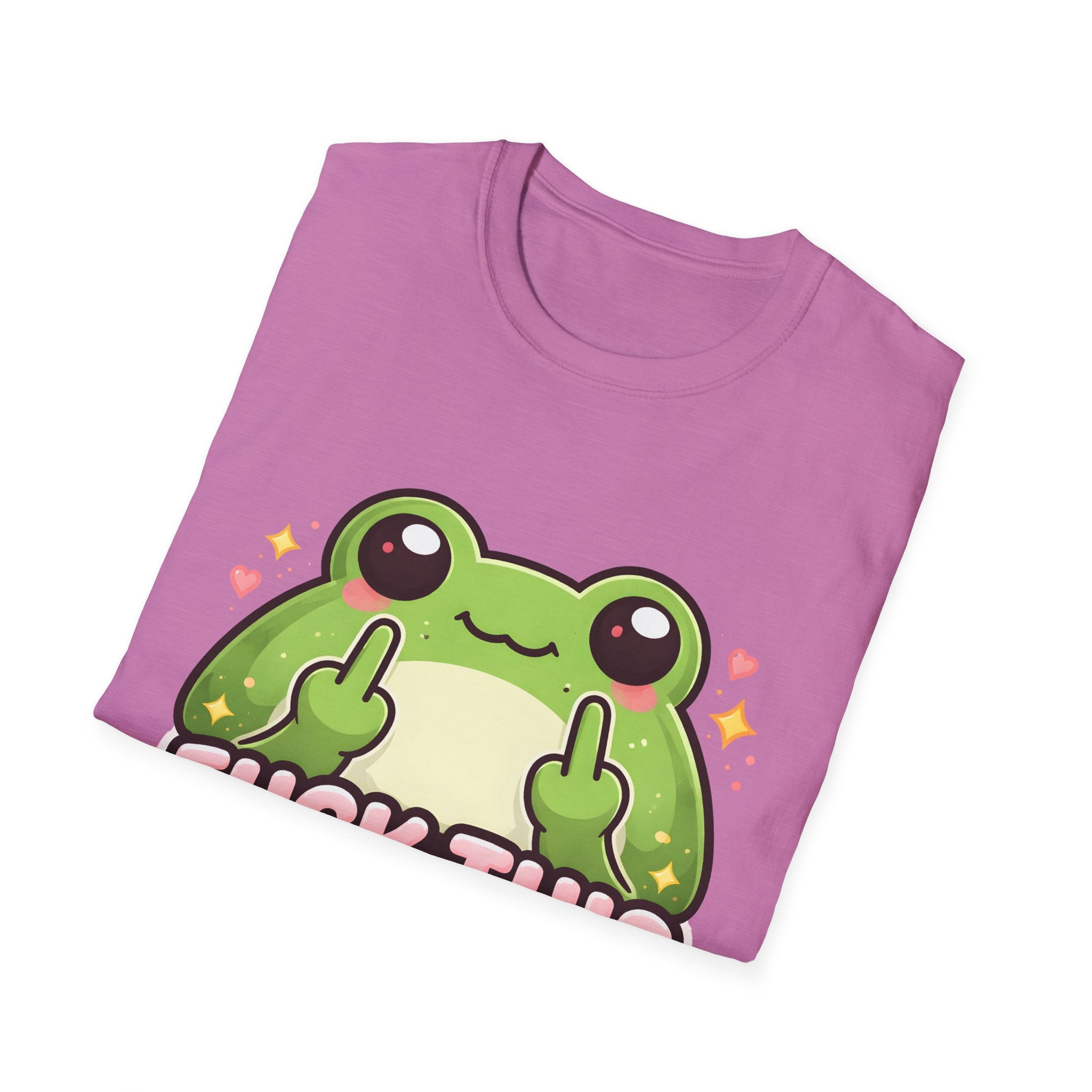 Fuck This Shit Cute Frog T-Shirt — Funny Frog Graphic Tee