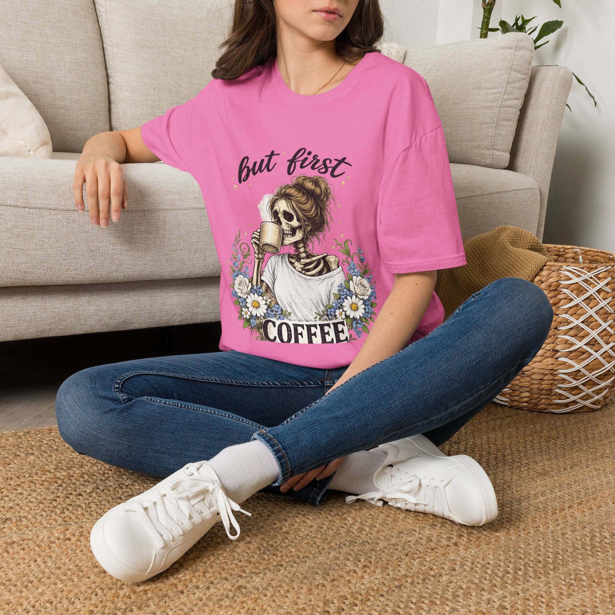 but first COFFEE graphic tee