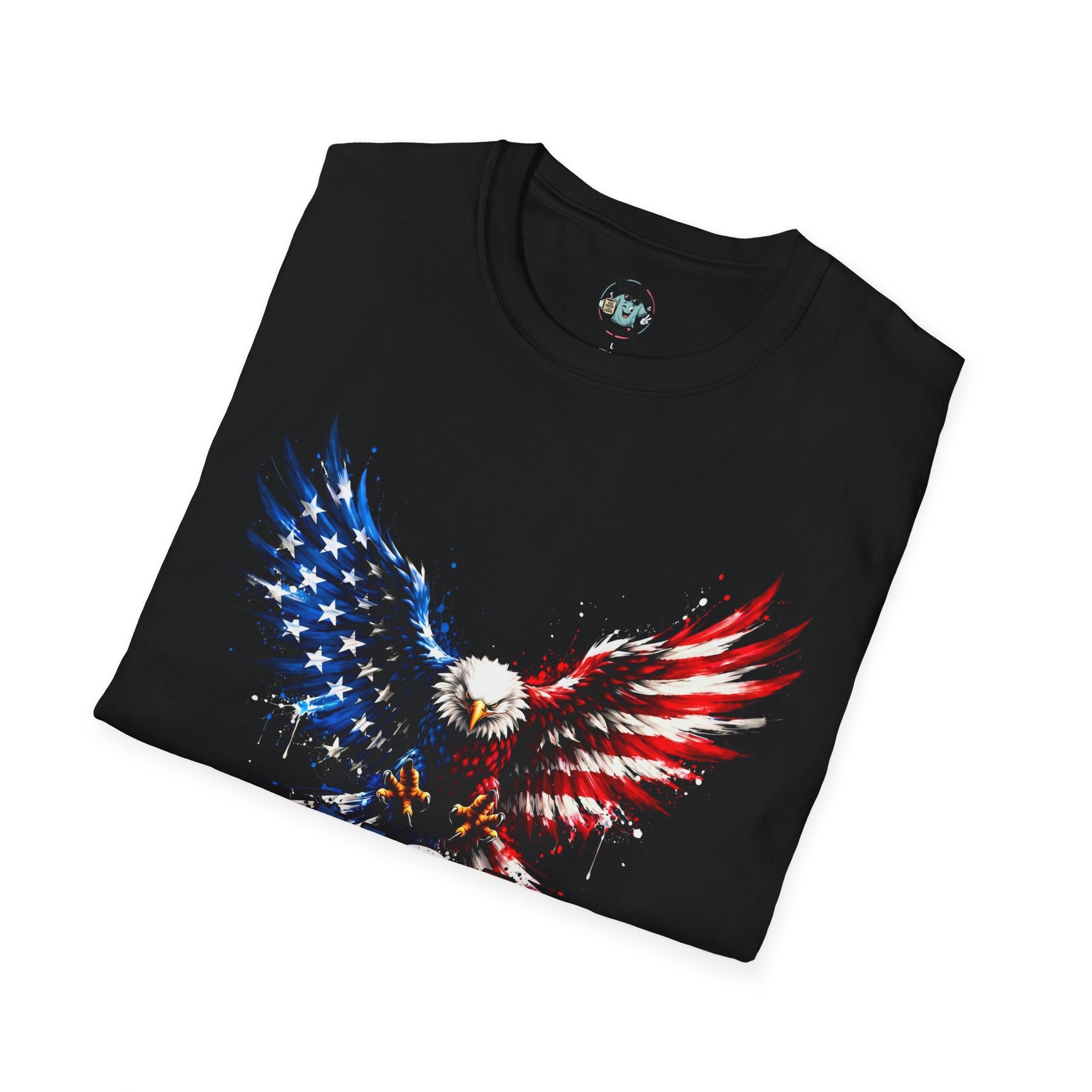 Patriotic Eagle T-Shirt — USA Red White & Blue Tee