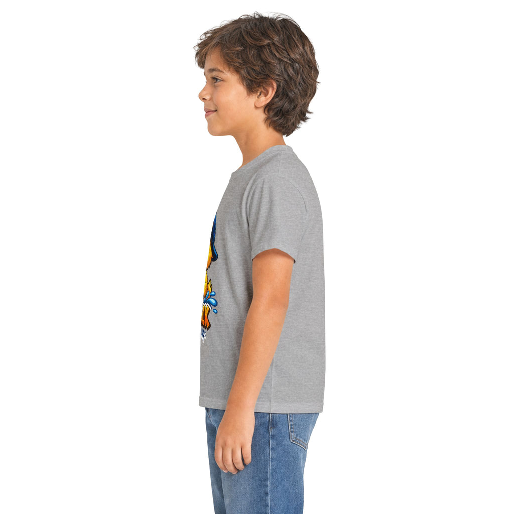 Kids Tee — "you QUACK me up" Funny Duck Graphic with Sunglasses & Hat
