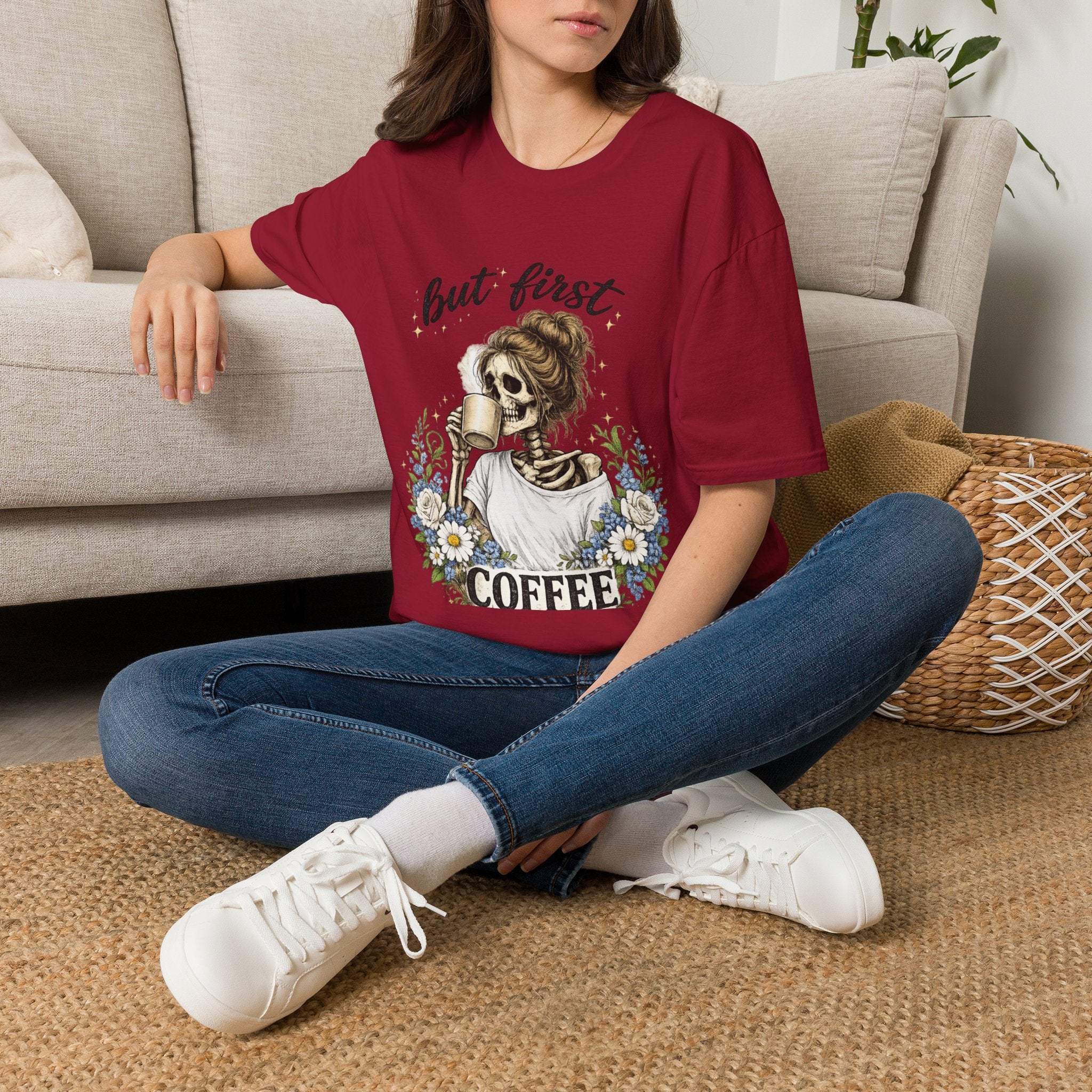but first COFFEE graphic tee