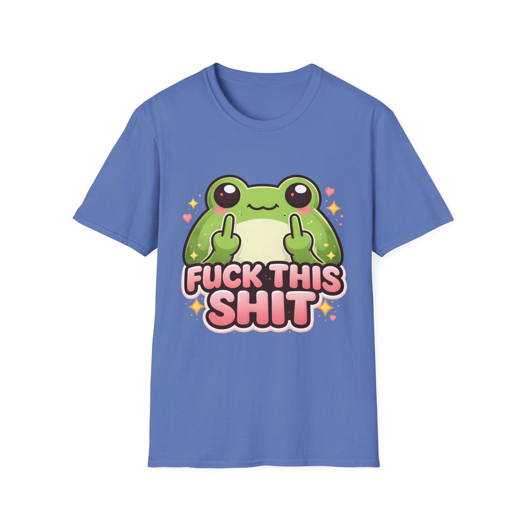 Fuck This Shit Cute Frog T-Shirt — Funny Frog Graphic Tee