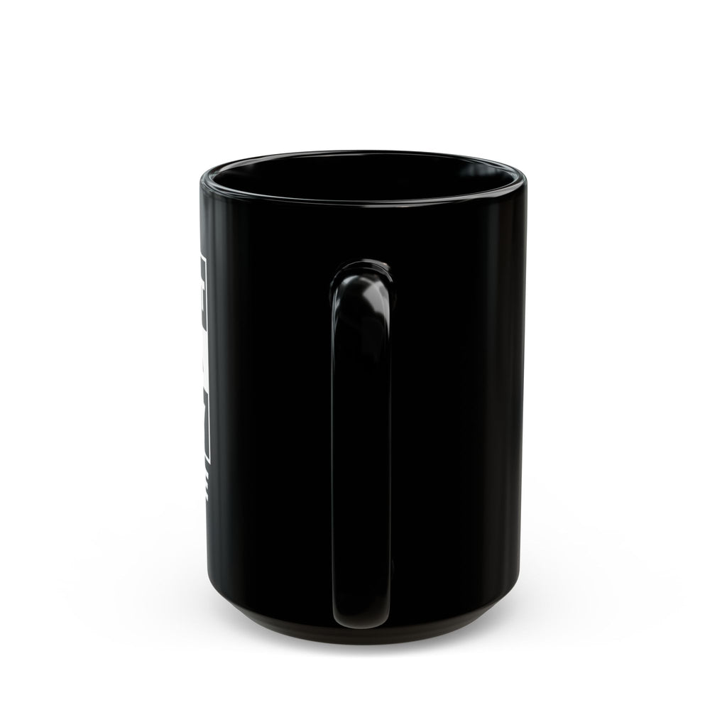 Straight Outta Money Dad Life Coffee Cup – Black Ceramic Mug