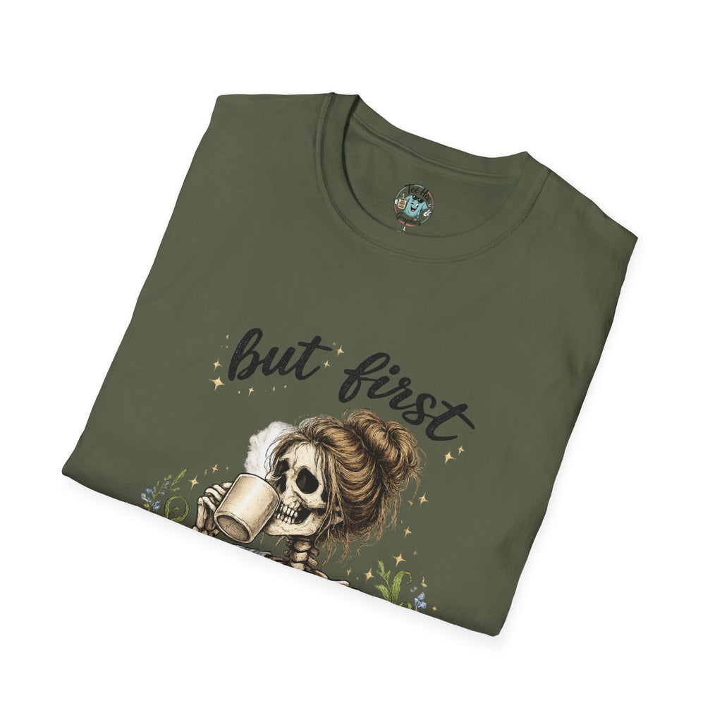 but first COFFEE graphic tee