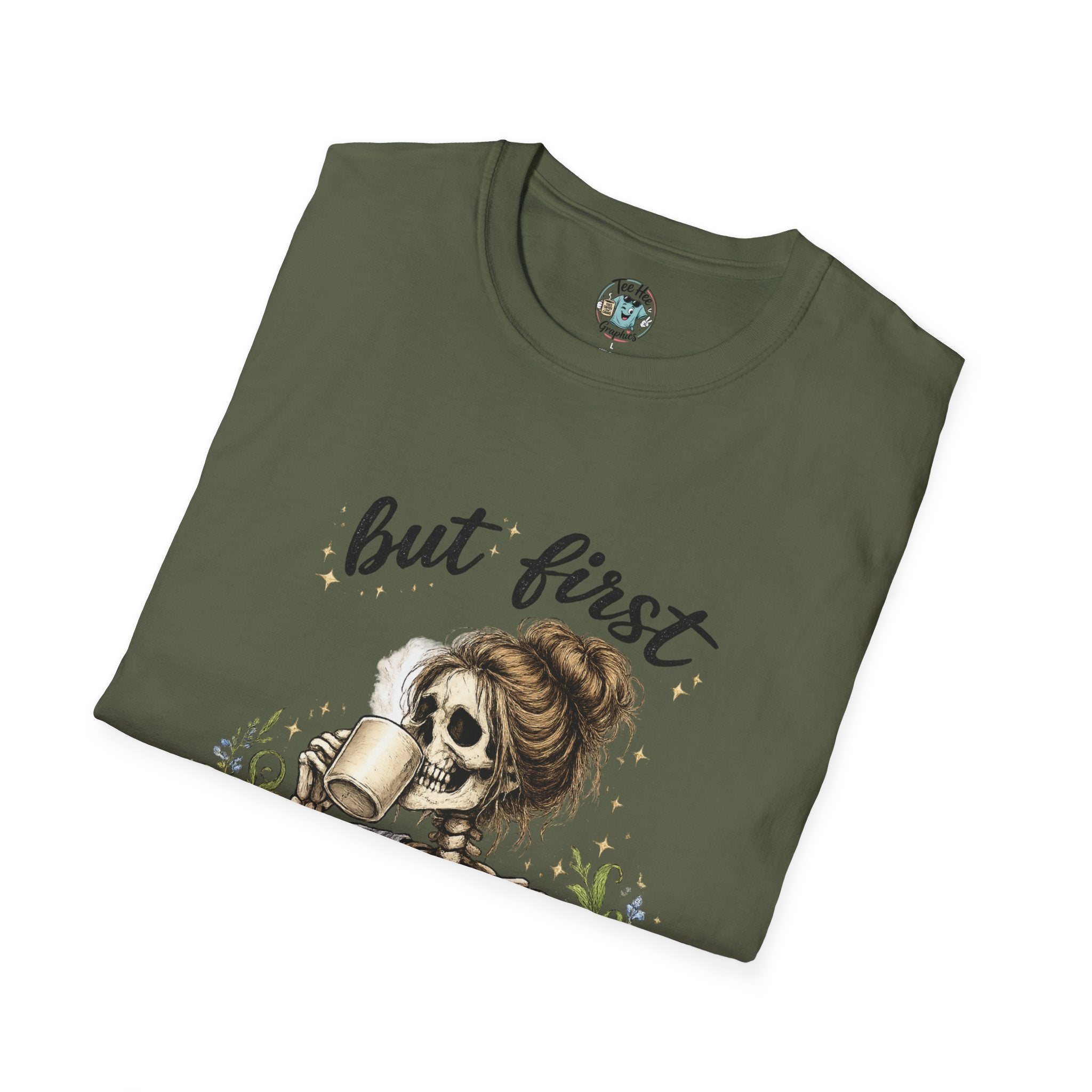 but first COFFEE graphic tee