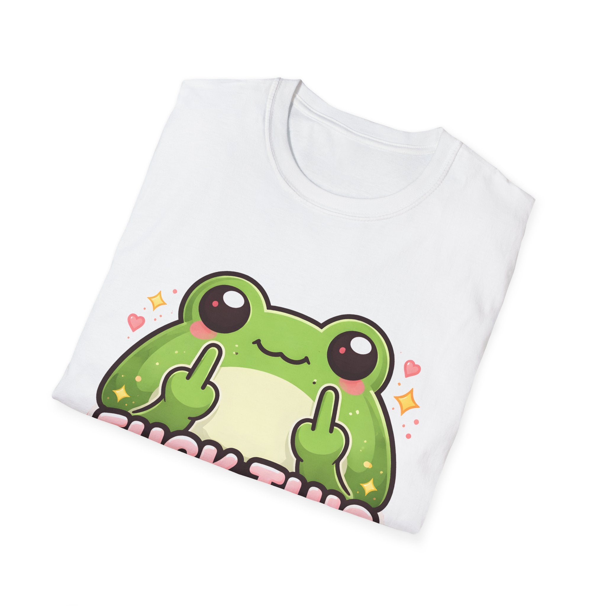 Fuck This Shit Cute Frog T-Shirt — Funny Frog Graphic Tee