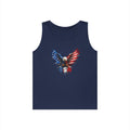 Patriotic USA Eagle Tank Top — Red, White & Blue American Flag Design