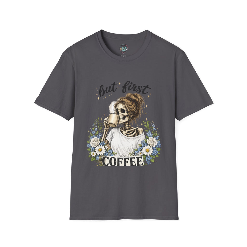 but first COFFEE graphic tee