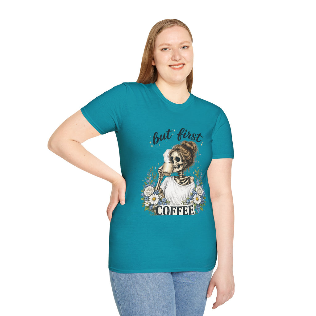 but first COFFEE graphic tee