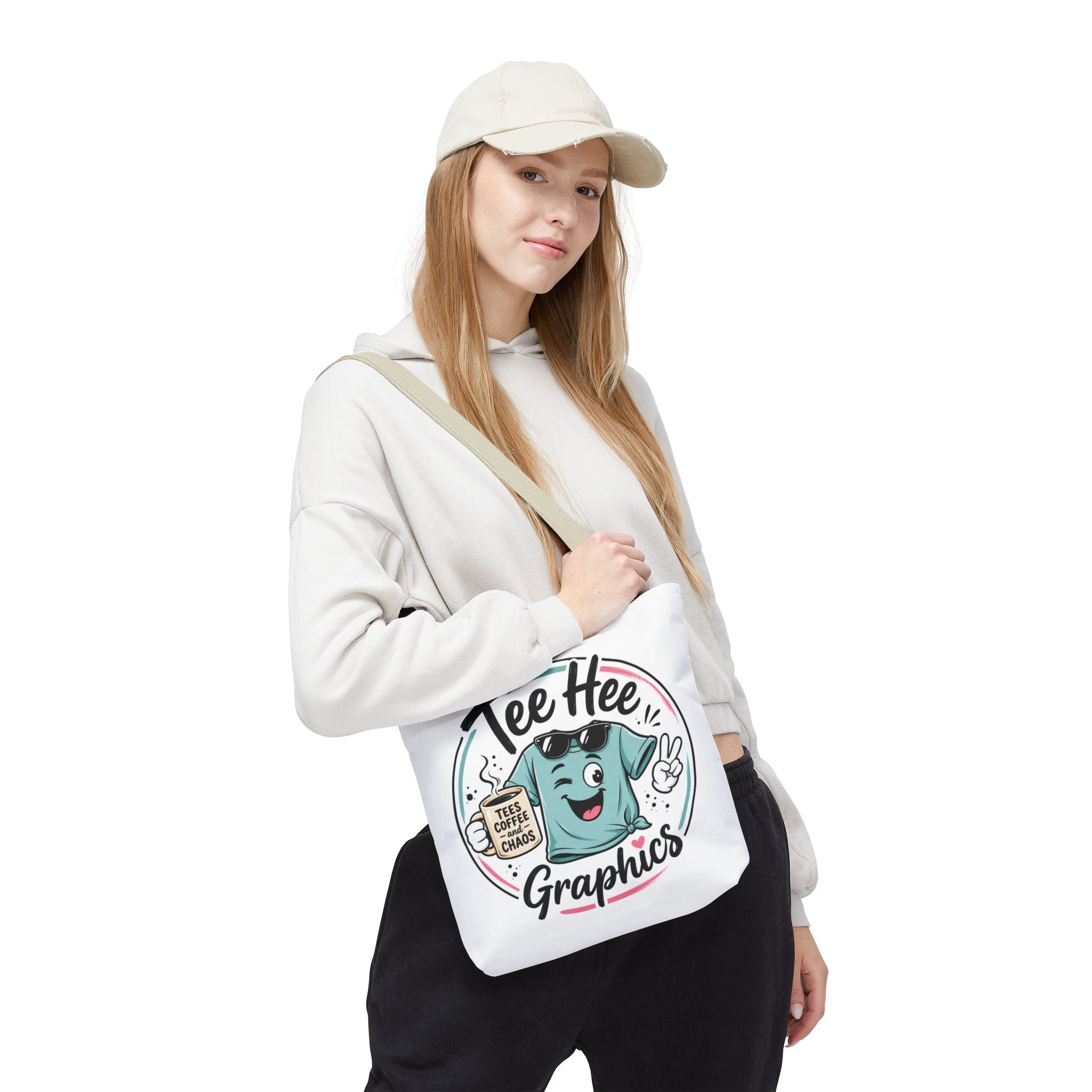 Tee Hee Graphics Tote Bag — Practical All-Over-Print Tote (3 Sizes)