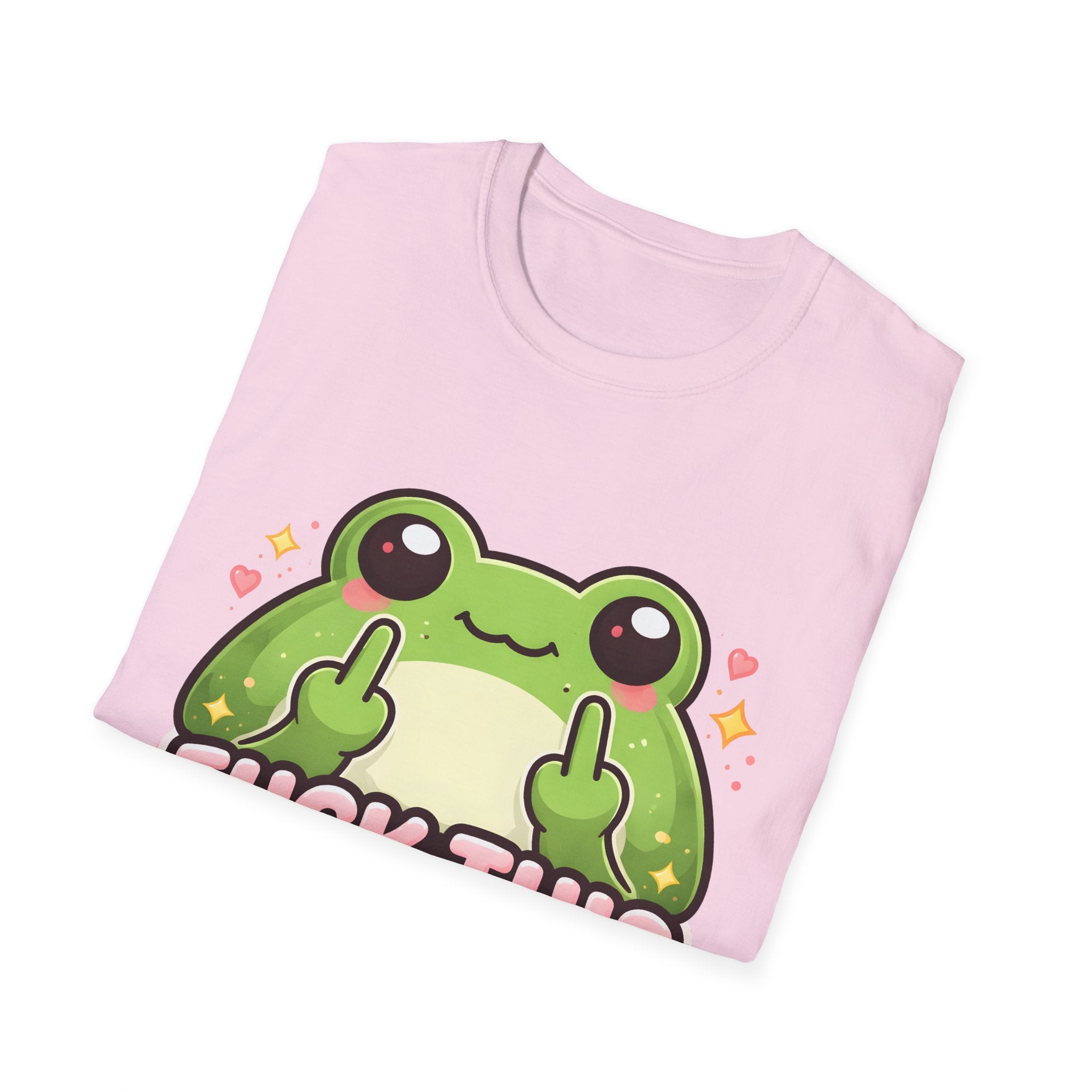 Fuck This Shit Cute Frog T-Shirt — Funny Frog Graphic Tee