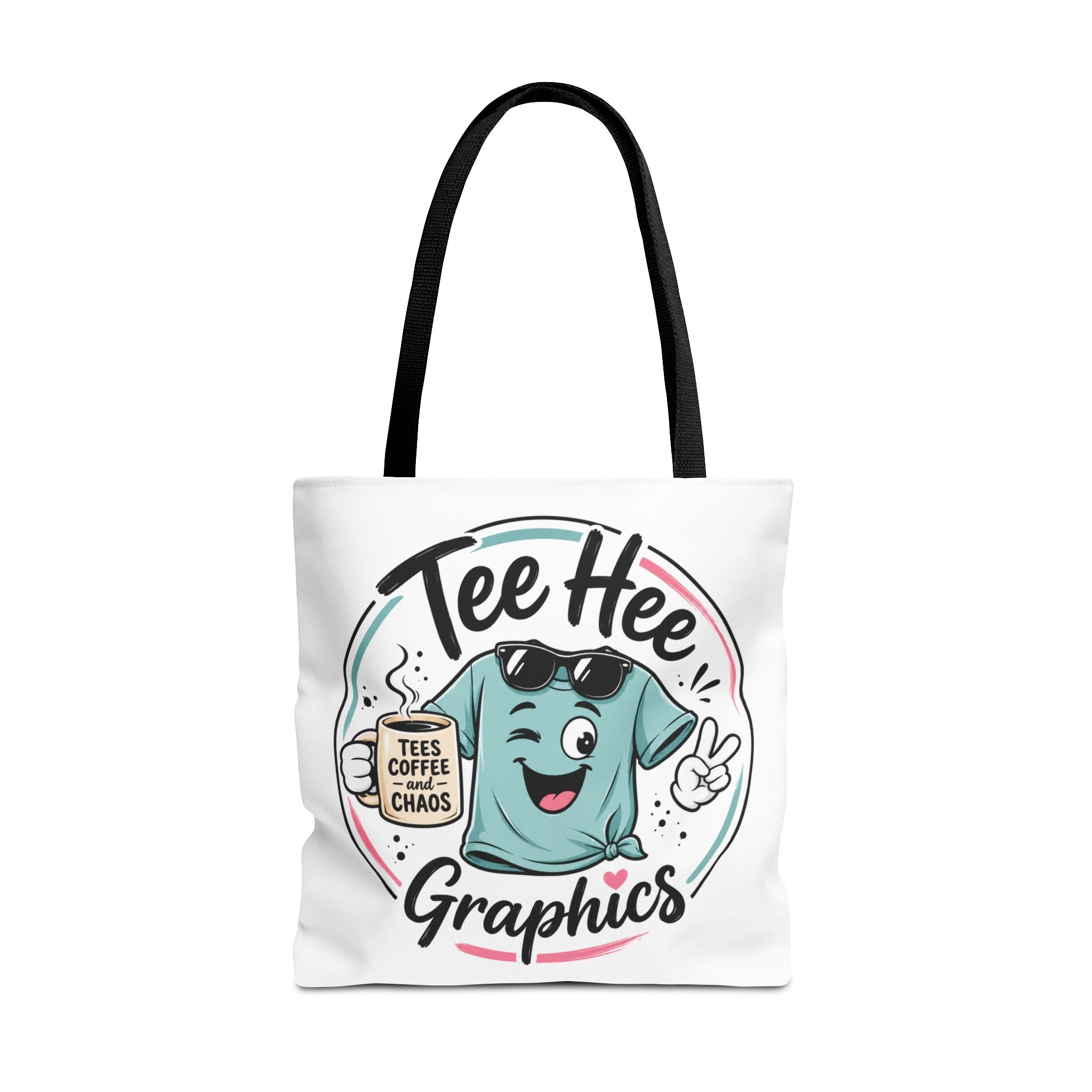 Tee Hee Graphics Tote Bag — Practical All-Over-Print Tote (3 Sizes)