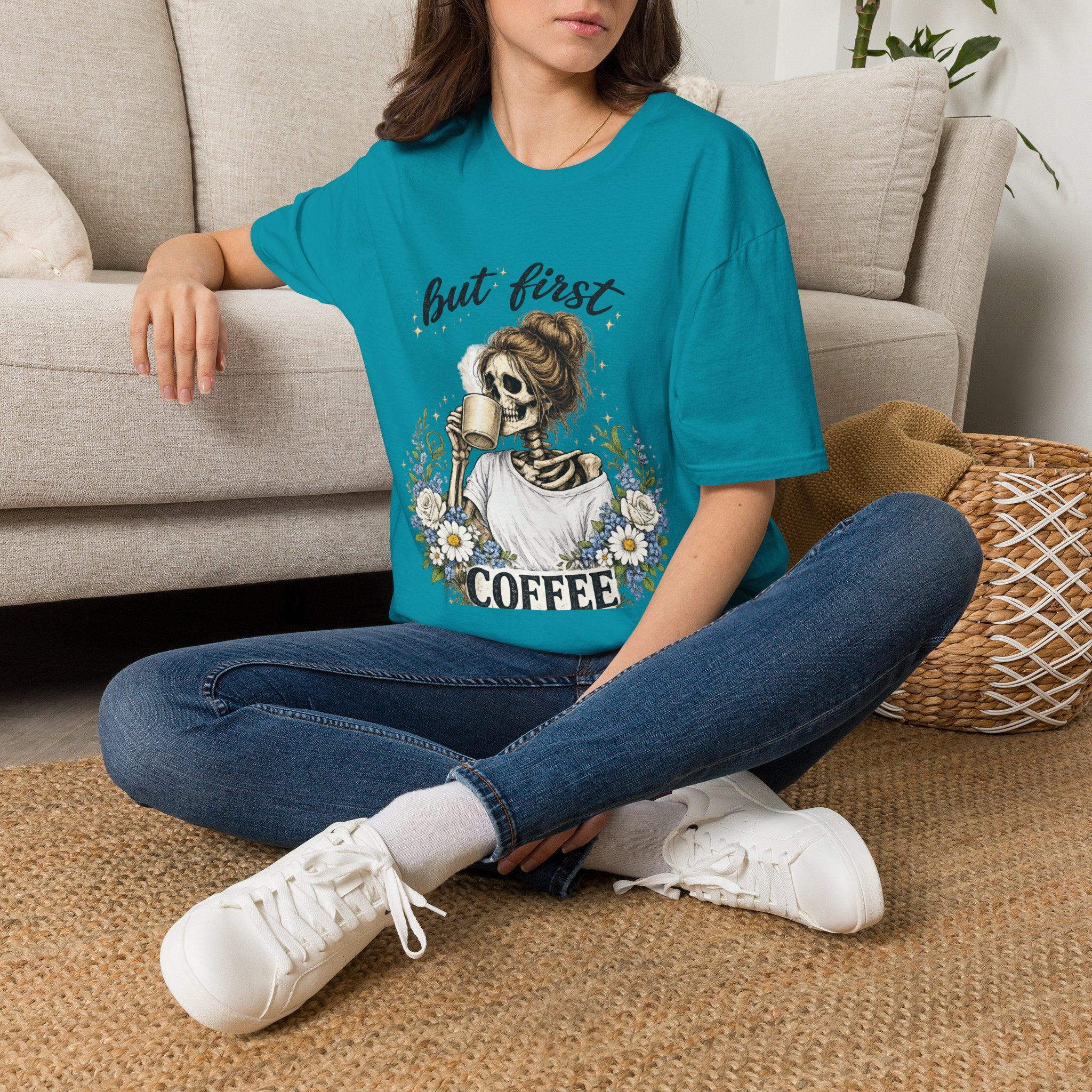 but first COFFEE graphic tee
